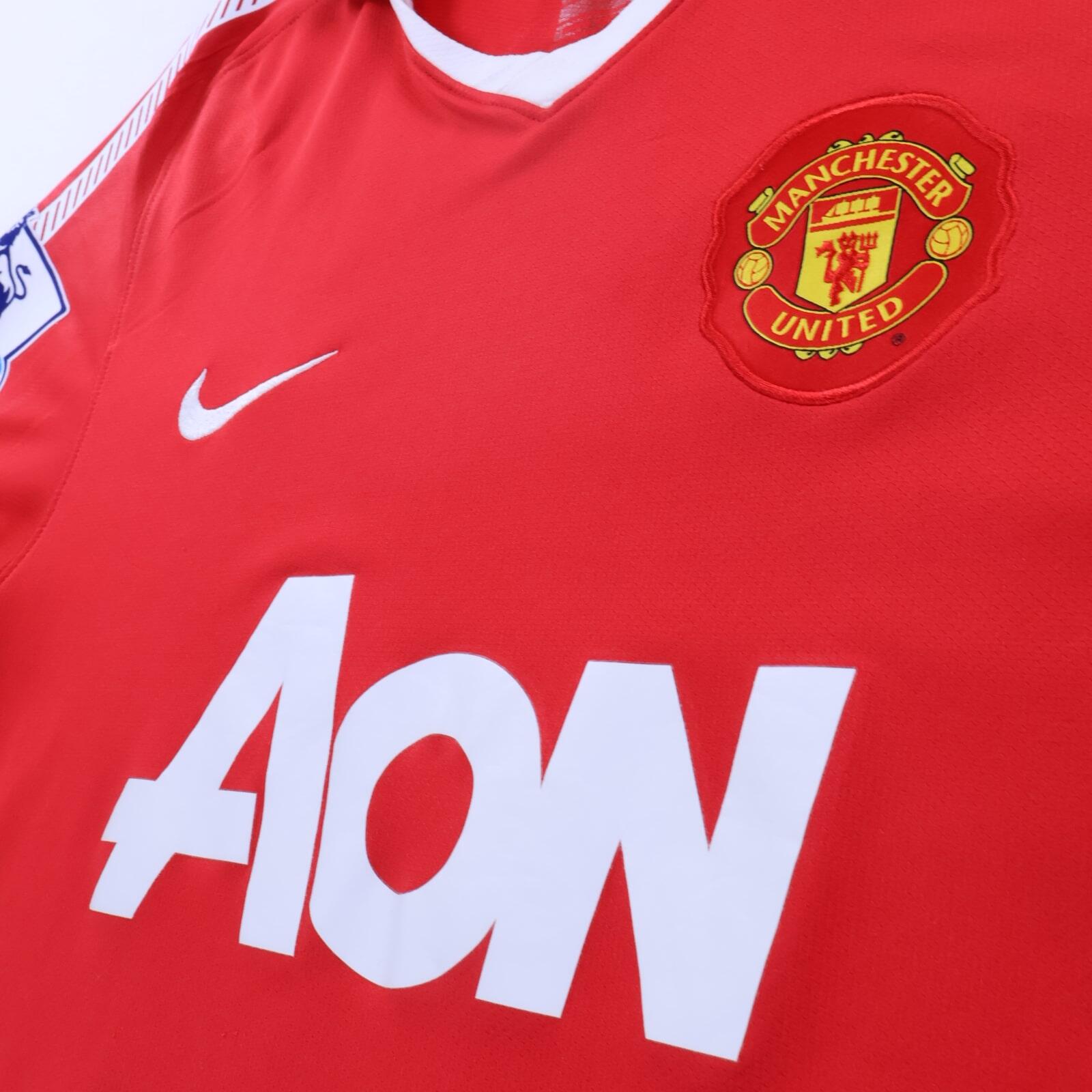 Manchester United Evra #3 2010/11 Home Shirt - S