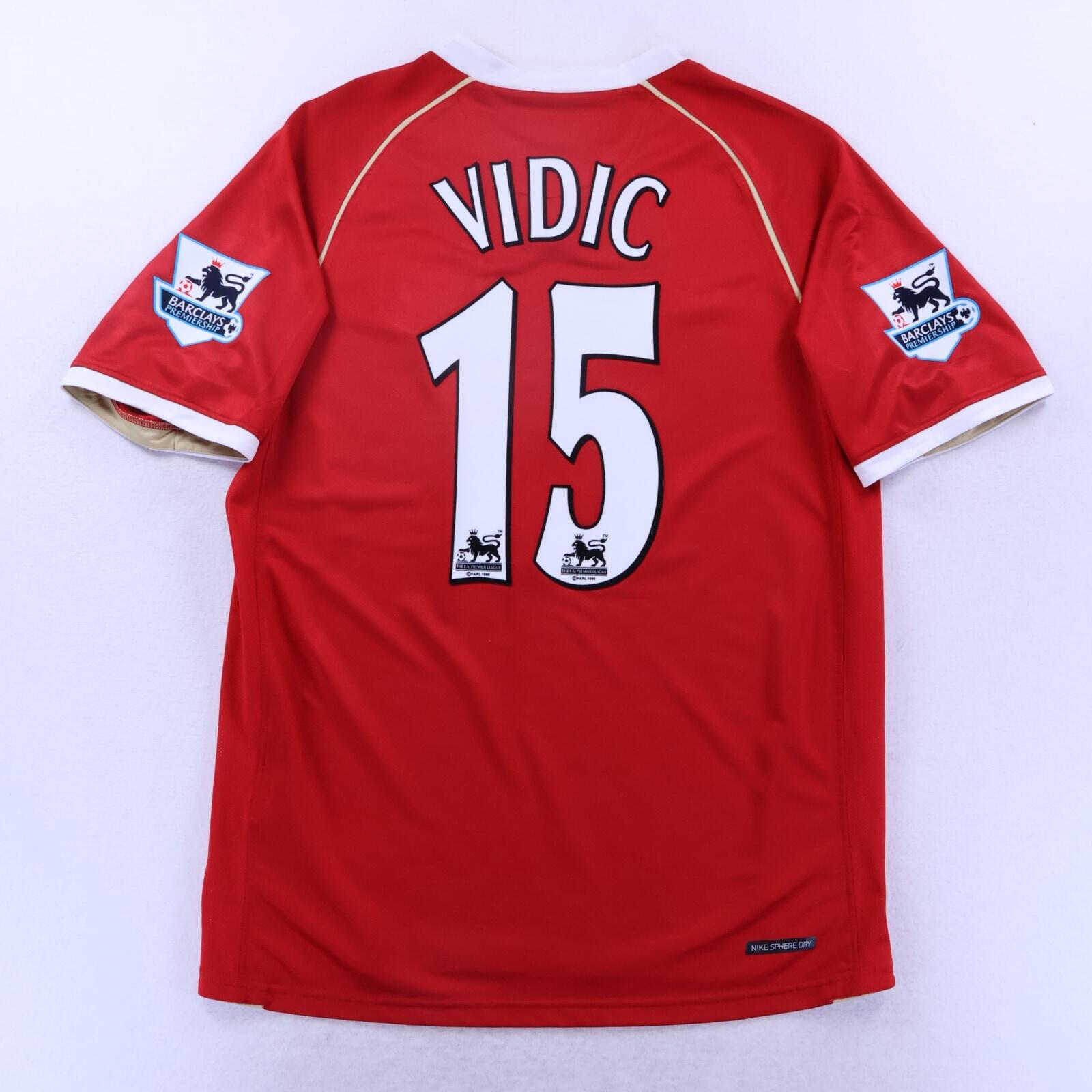 *MINT* Manchester United Vidic #15 2006/07 Home Shirt - XL