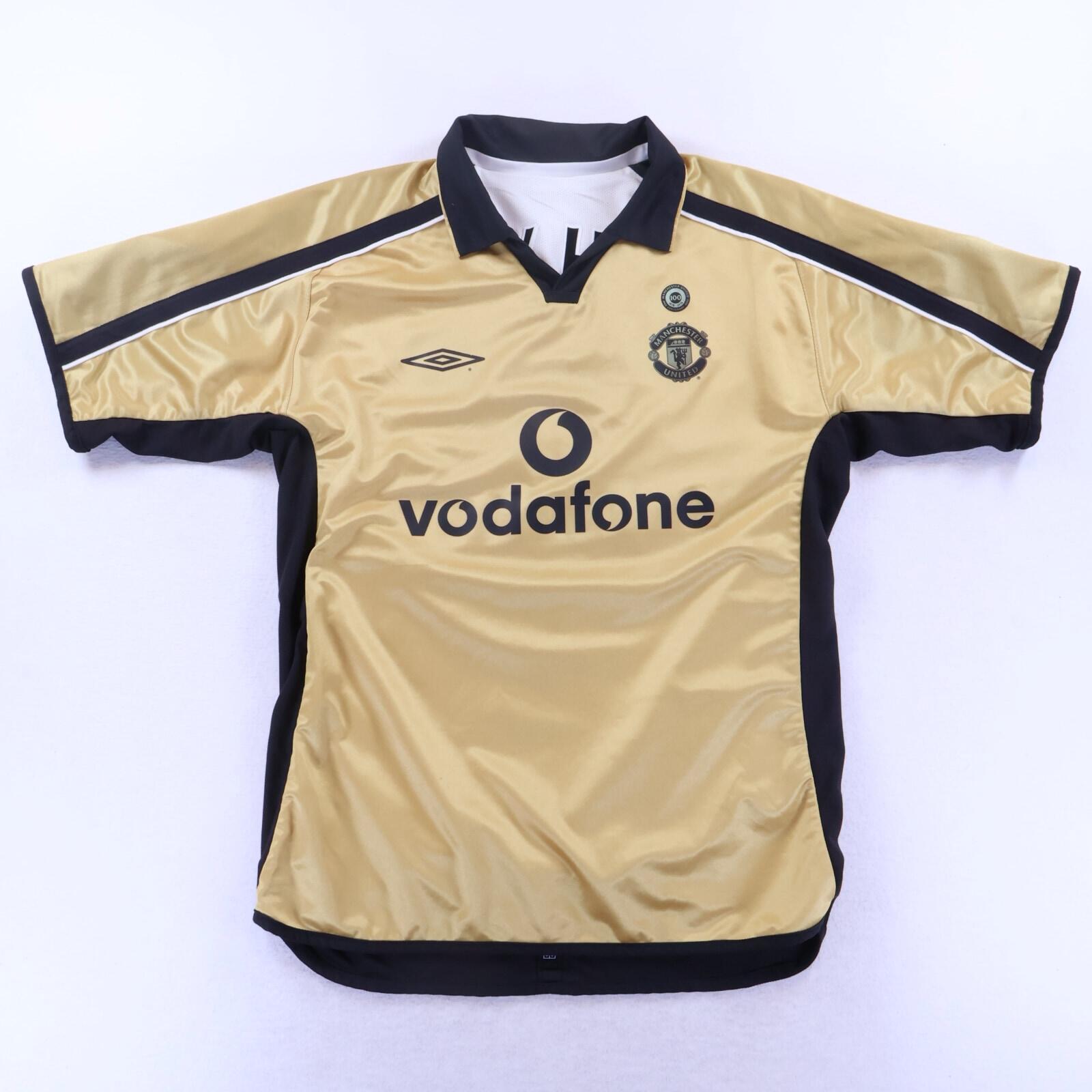 Manchester United Beckham #7 2001/02 Centenary Away Shirt - L