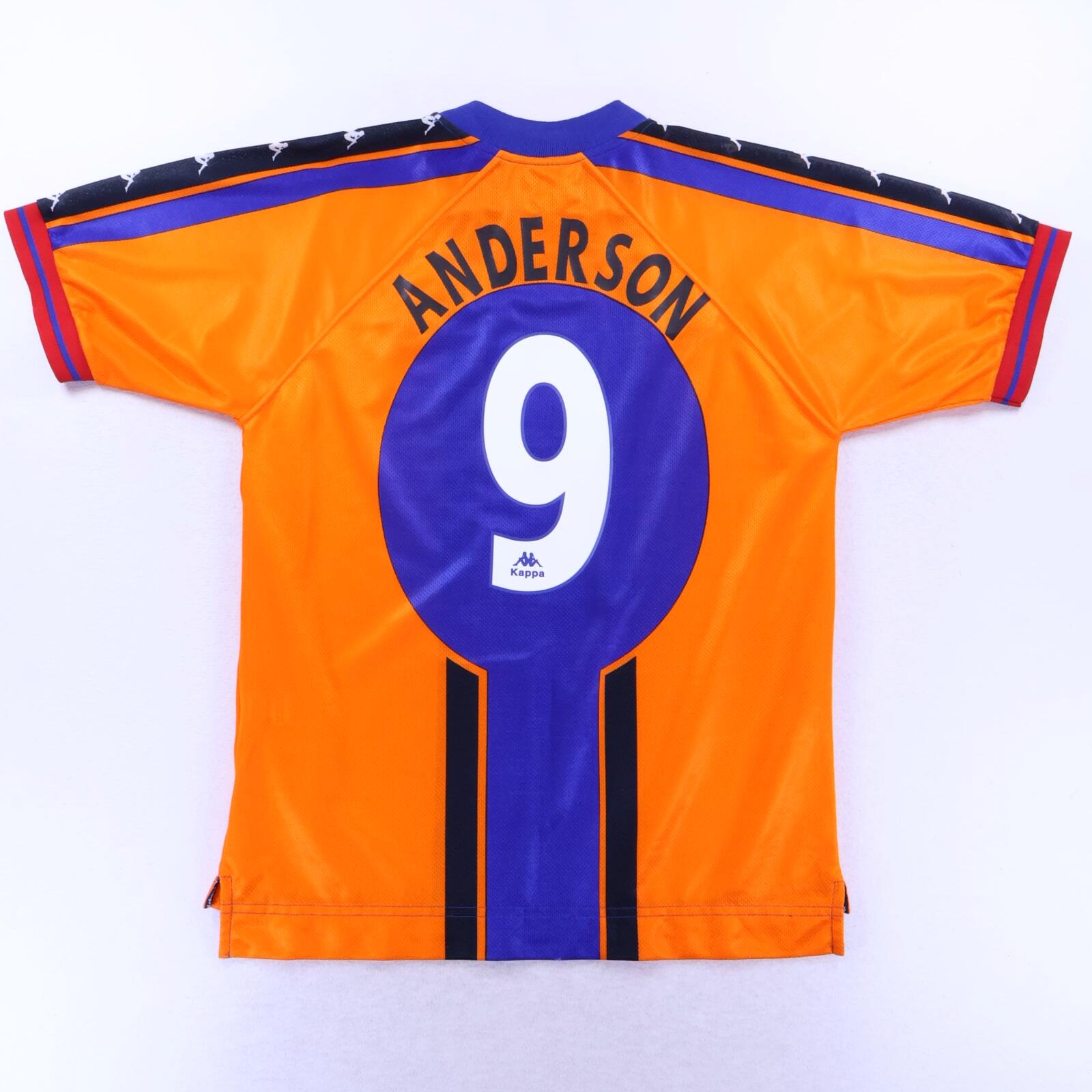 *MINT* Barcelona Anderson #9 1997/98 Away Shirt - L