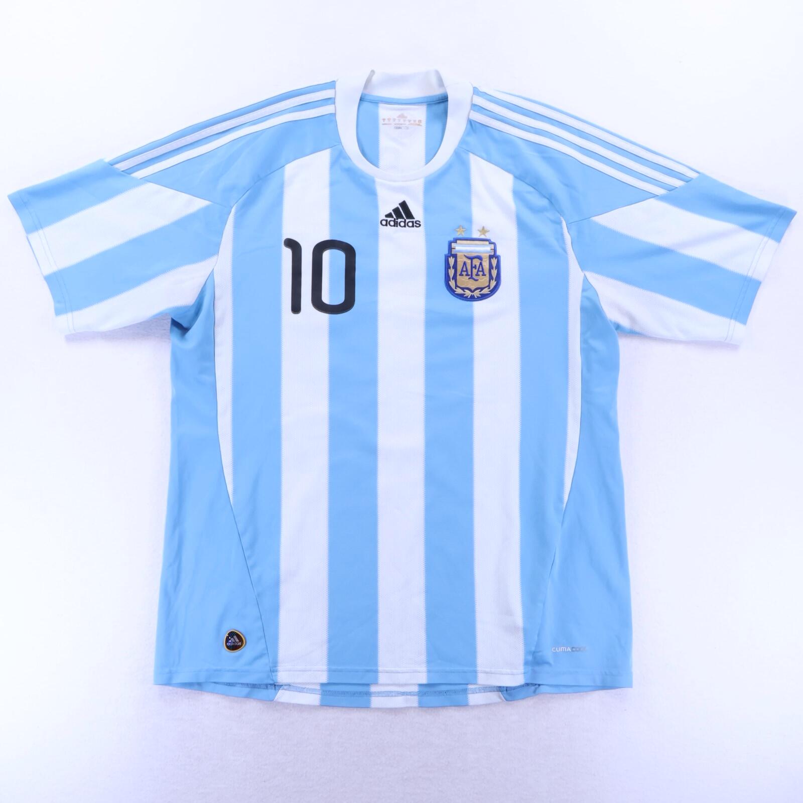 Argentina Messi #10 2010/11 Home Shirt - XL
