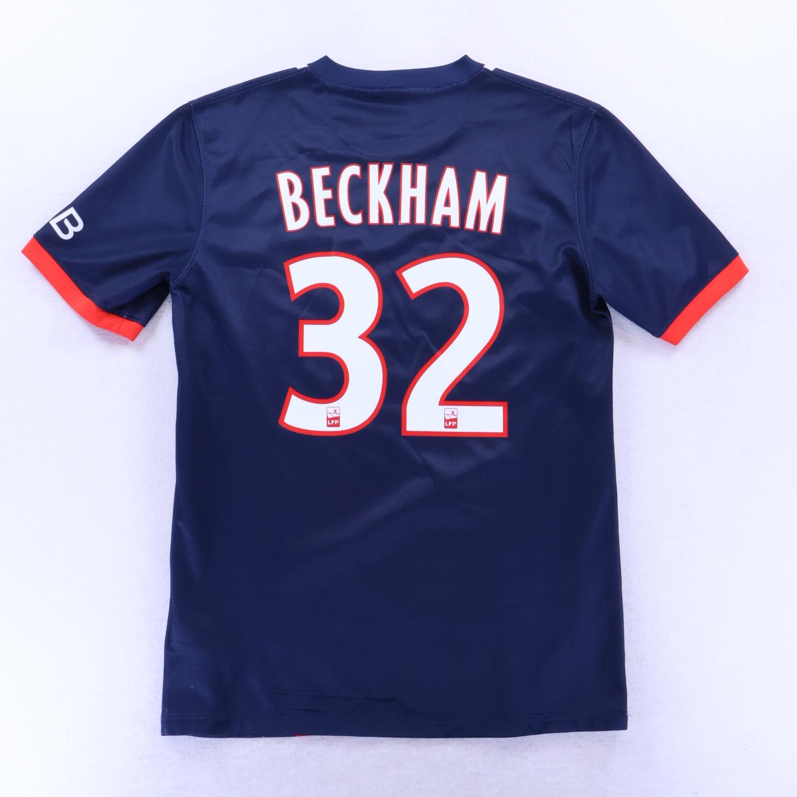 Paris Saint-Germain F.C Beckham #32 2013/14 Home Shirt - S