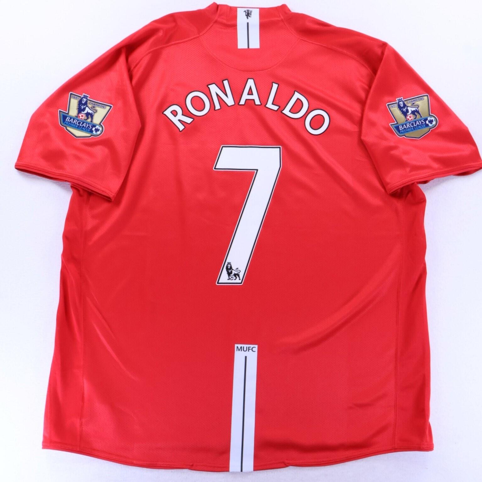 Manchester United Ronaldo #7 2007/09 Home Shirt - 3XL