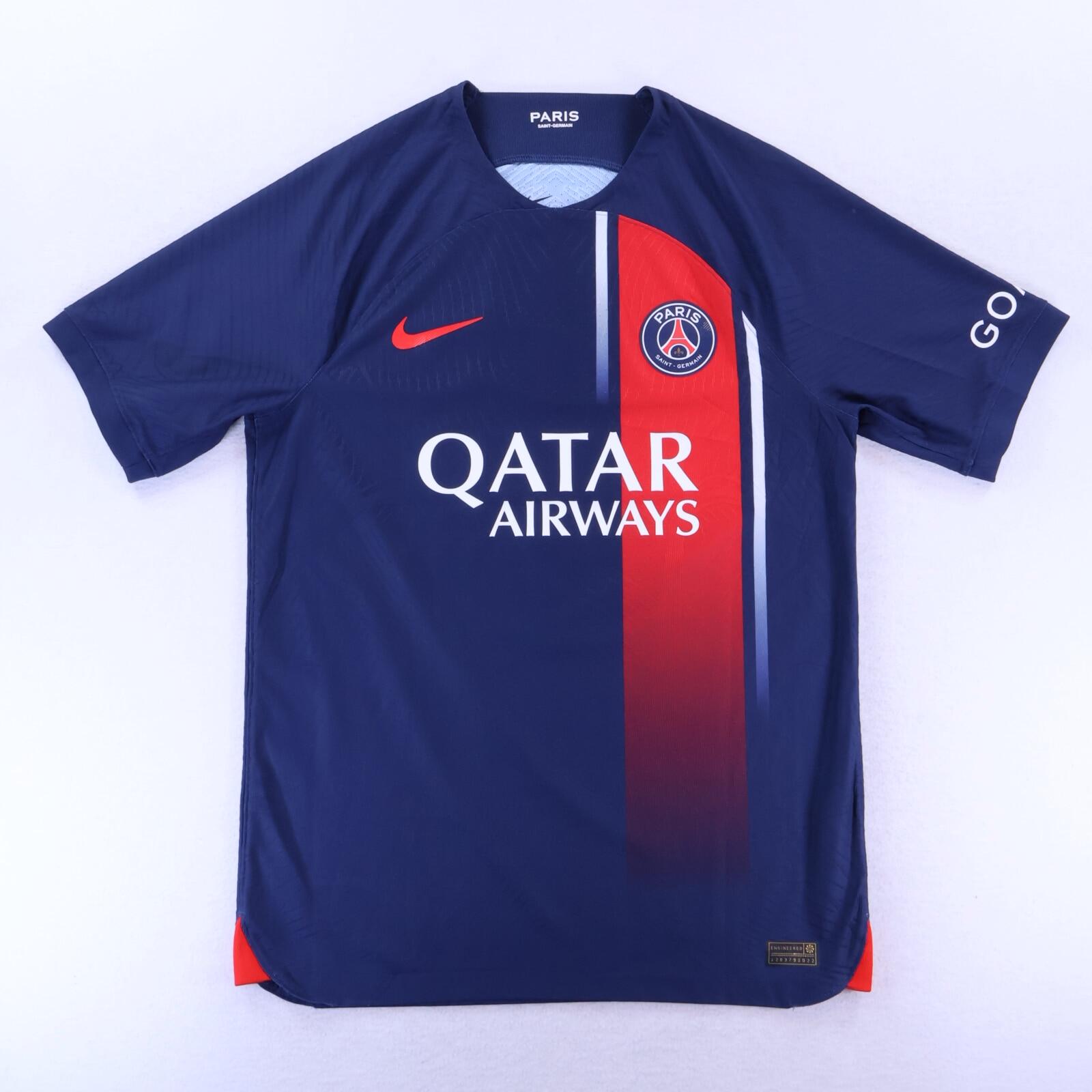 Paris Saint-Germain F.C Mbappé #7 2023/24 Home Shirt - Player Issue - M