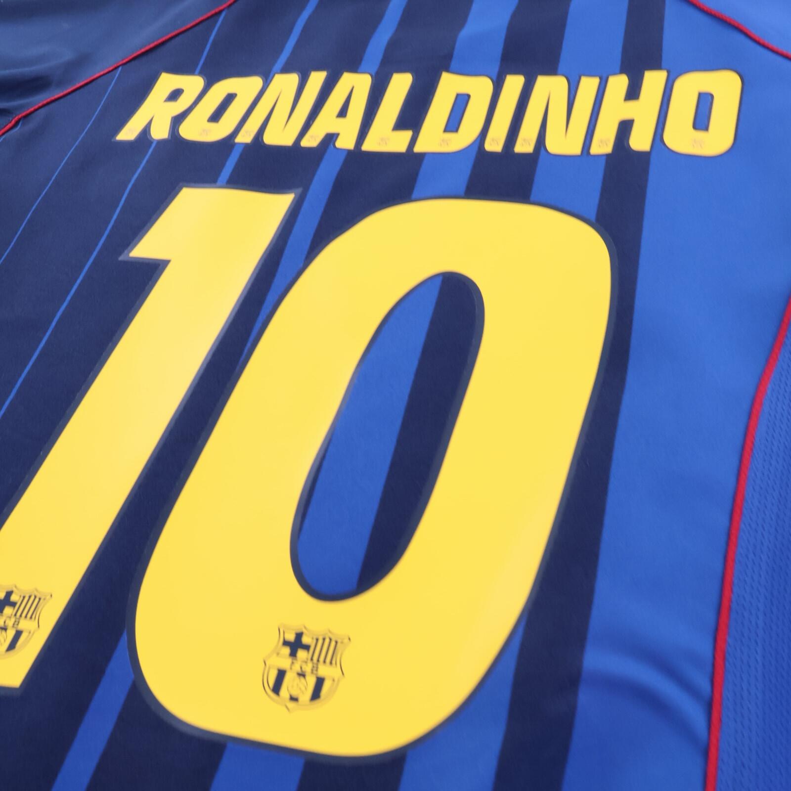 *MINT* Barcelona Ronaldinho #10 2004/05 Away Shirt - L