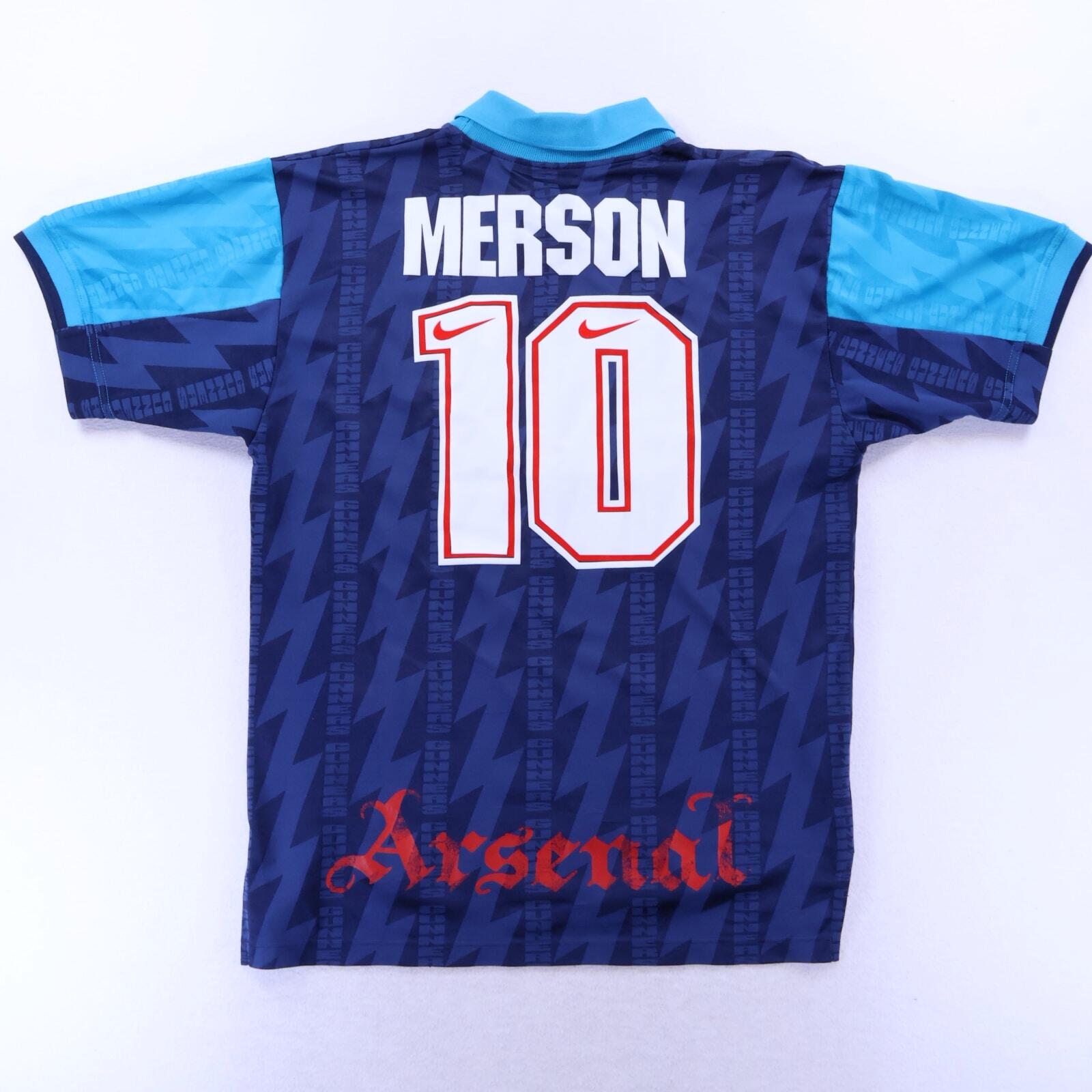 Arsenal Merson #10 1994/95 Away Shirt - L