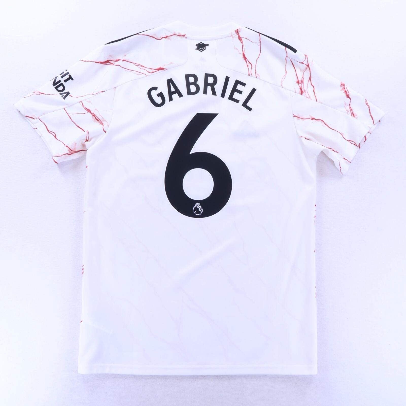 Arsenal Gabriel #6 2020/21 Away Shirt - M