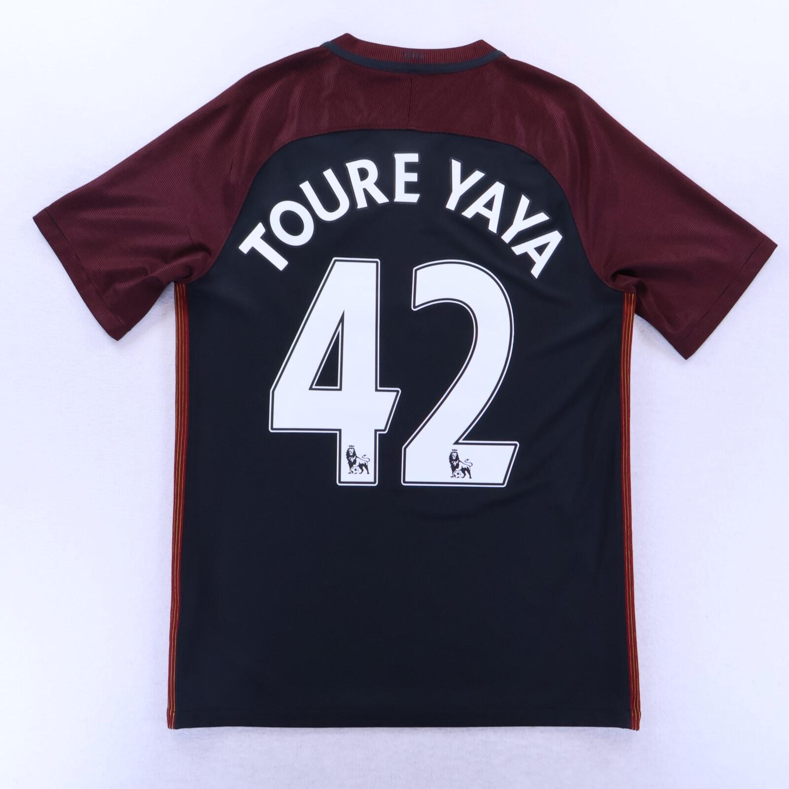 *MINT* Manchester City Toure Yaya #42 2016/17 Away Shirt - M