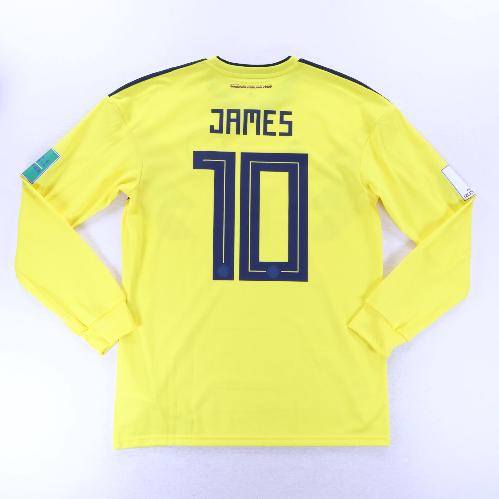 *NWT* Colombia James #10 2018/19 Home Shirt - Long Sleeve - M