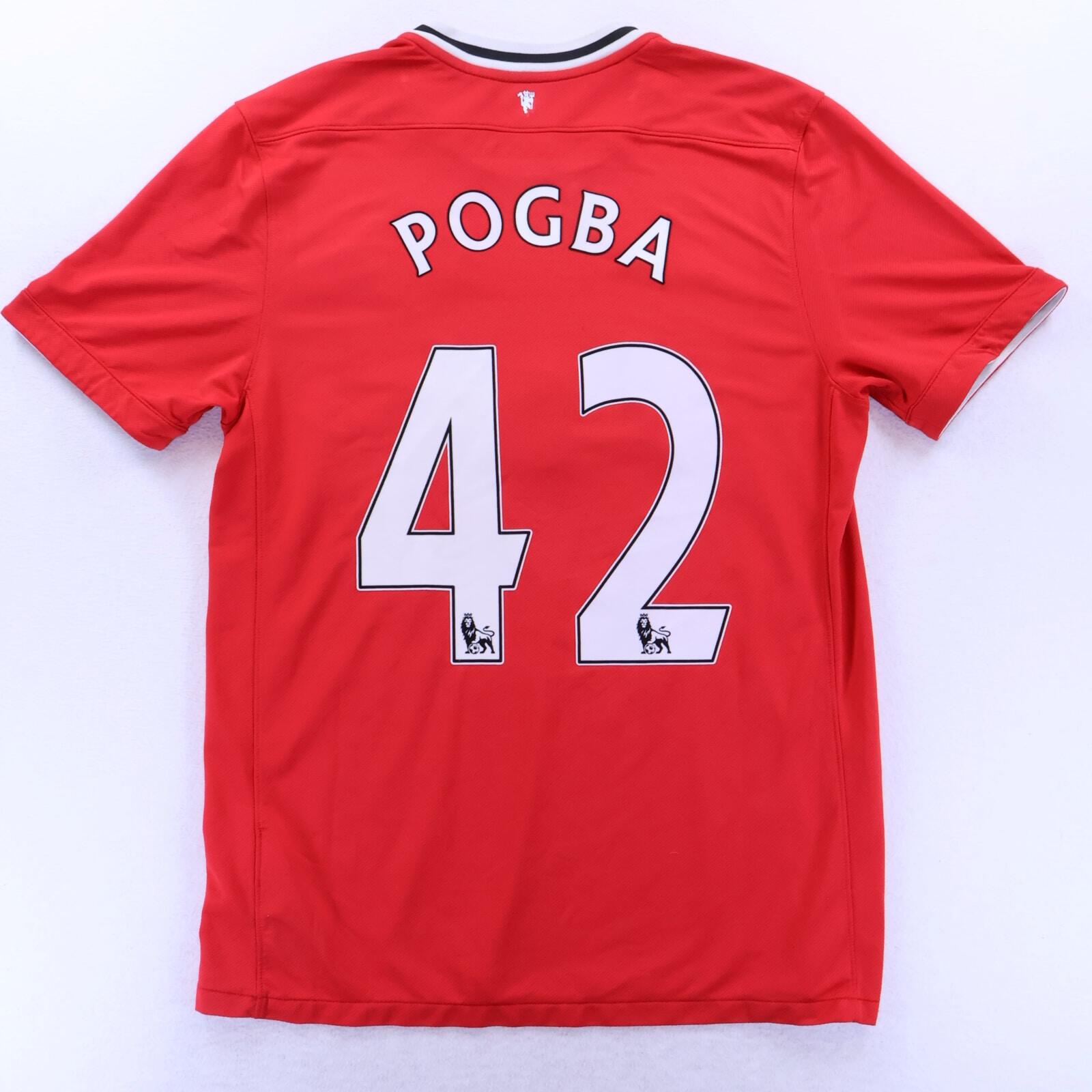 Manchester United Pogba #42 2011/12 Home Shirt - XL