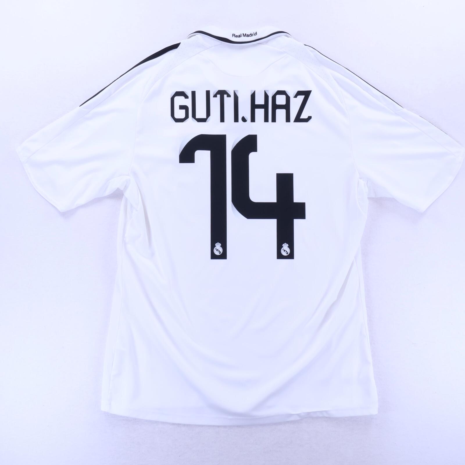 *MINT* Real Madrid Guti.Haz #14 2008/09 Home Shirt - L