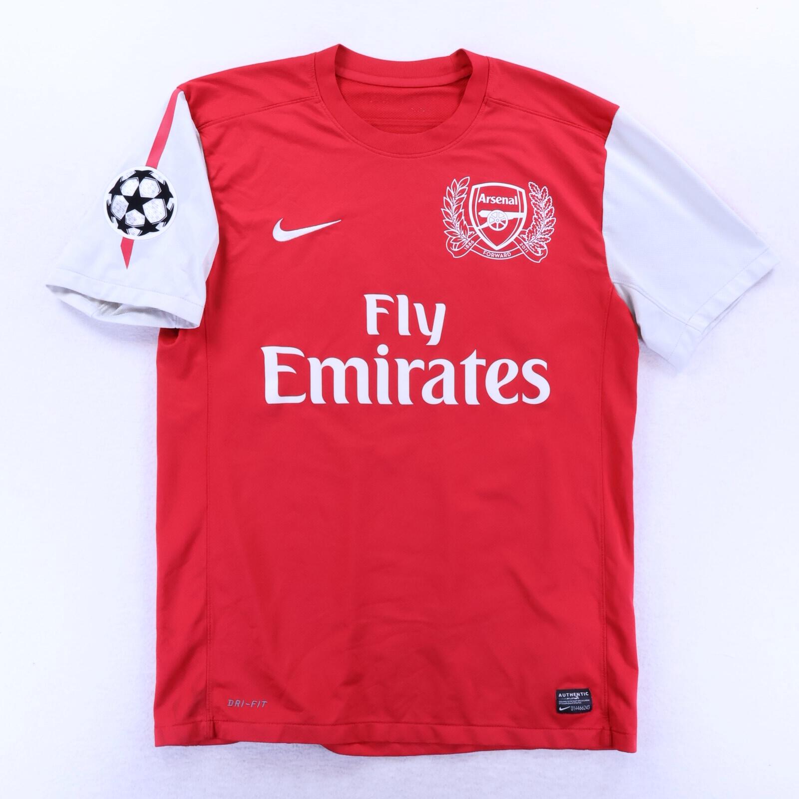 Arsenal Henry #12 2010/11 Home Shirt - M