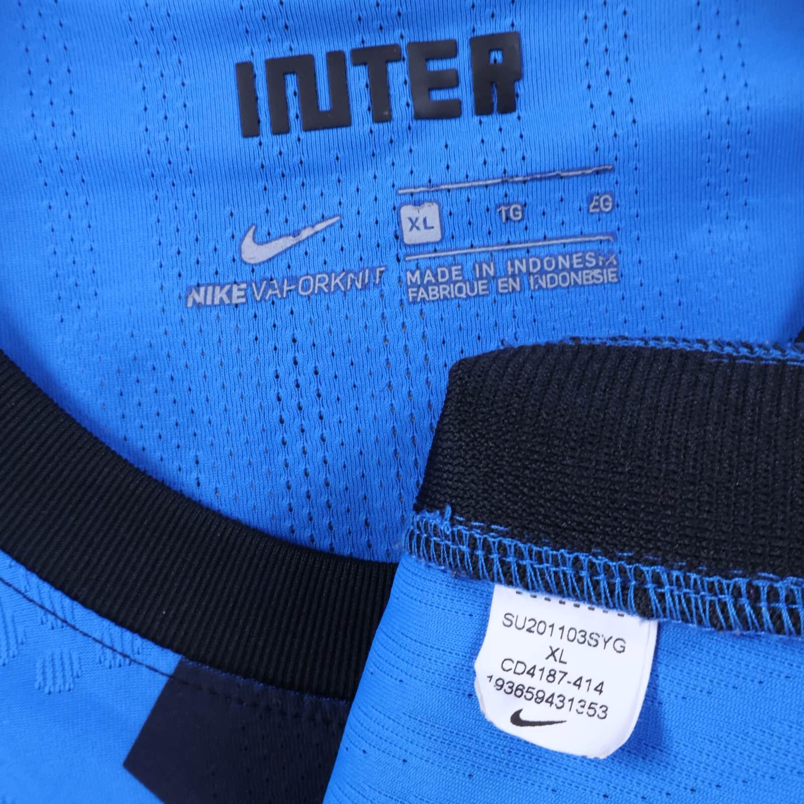 *MINT* Inter Milan Lautaro #10 2020/21 Home Shirt - Player Issue - XL