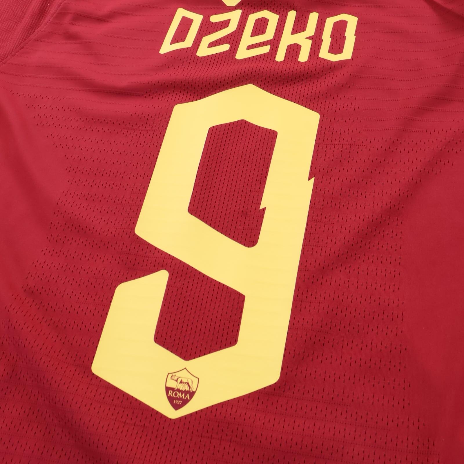 *MINT* As Roma Dz*Eko #9 2019/20 Home Shirt - Player Issue - L