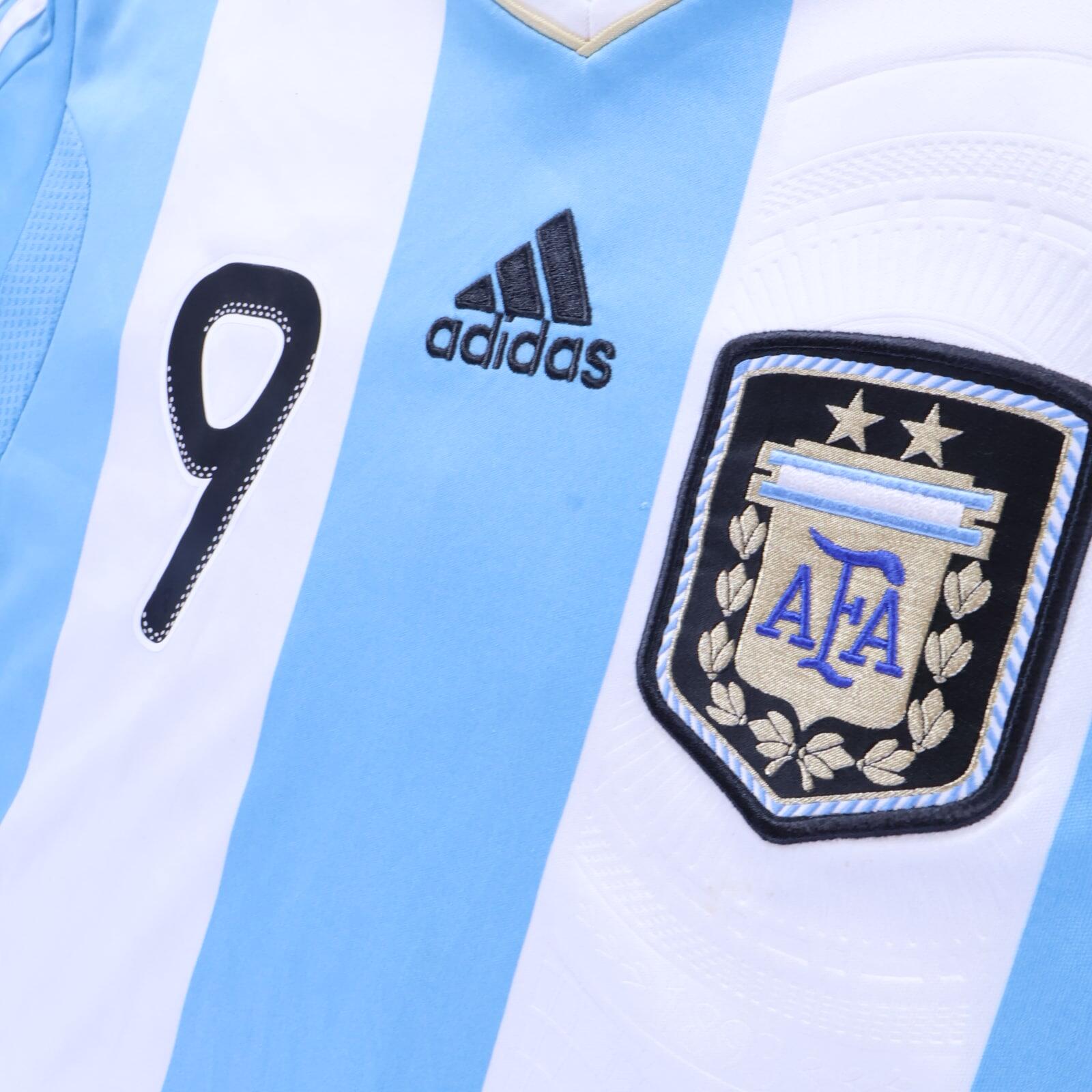Argentina Higuain #9 2011/13 Home Shirt - M