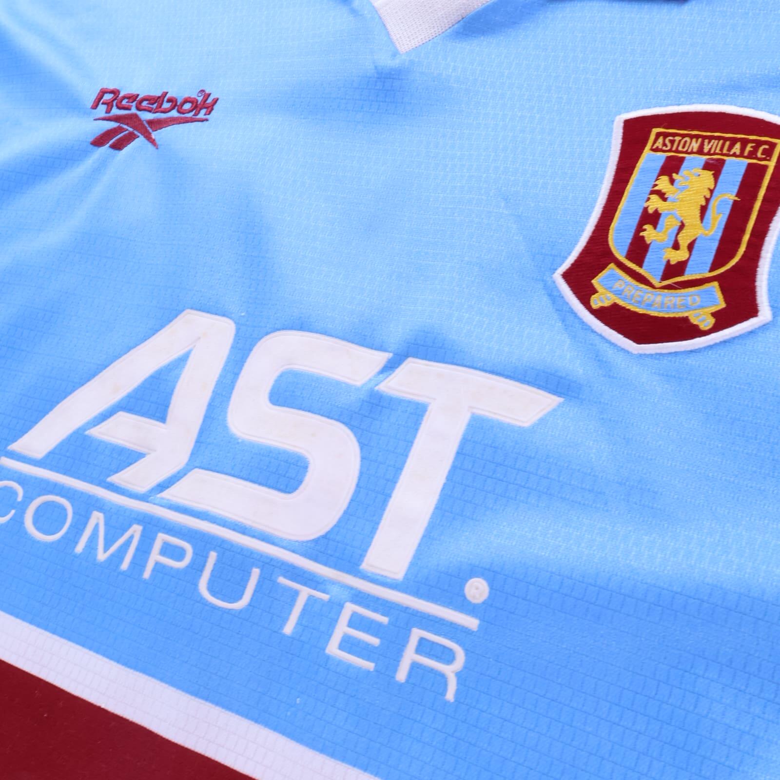 Aston Villa Yorke #10 1997/98 Away Shirt - L