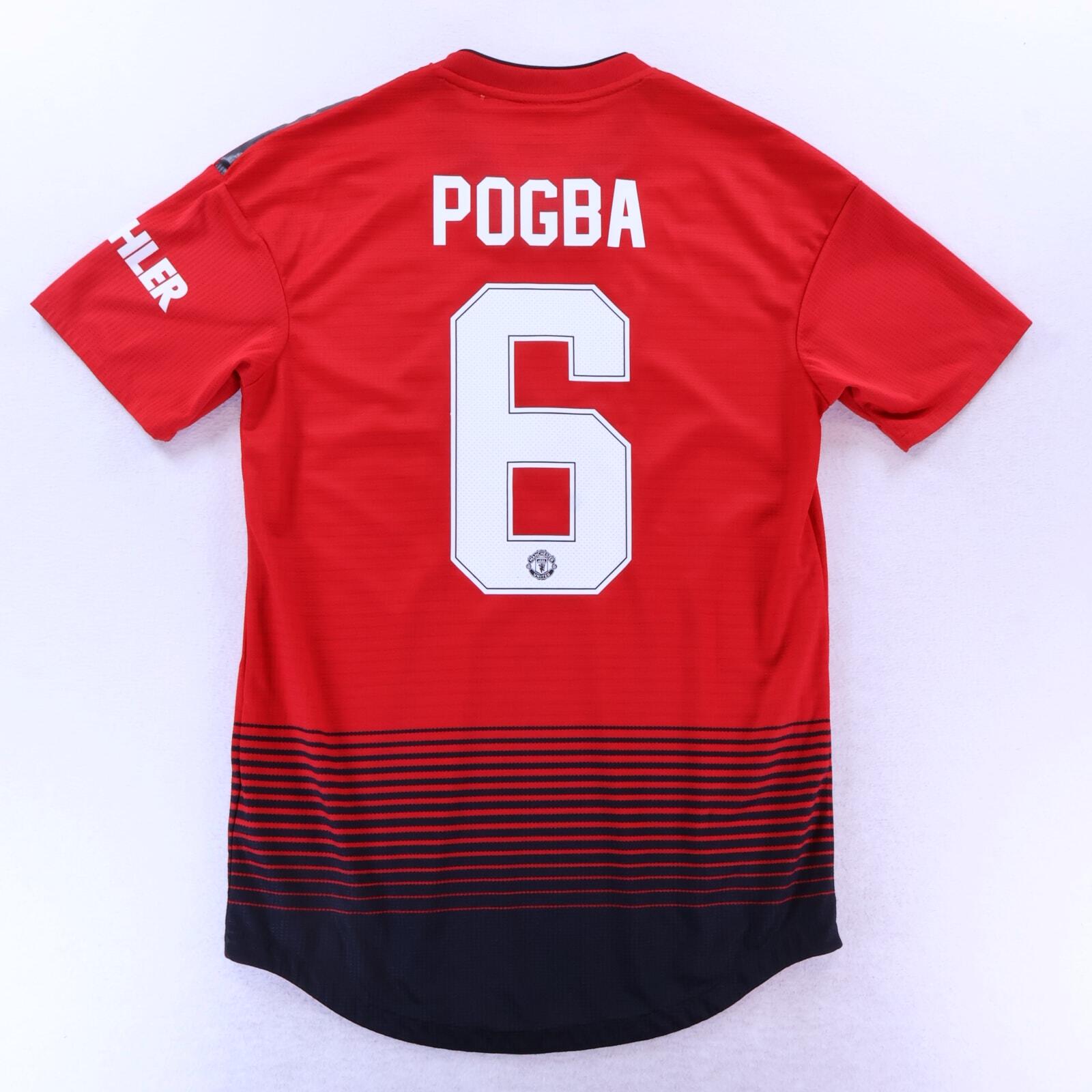 Manchester United Pogba #6 2018/19 Home Shirt - M