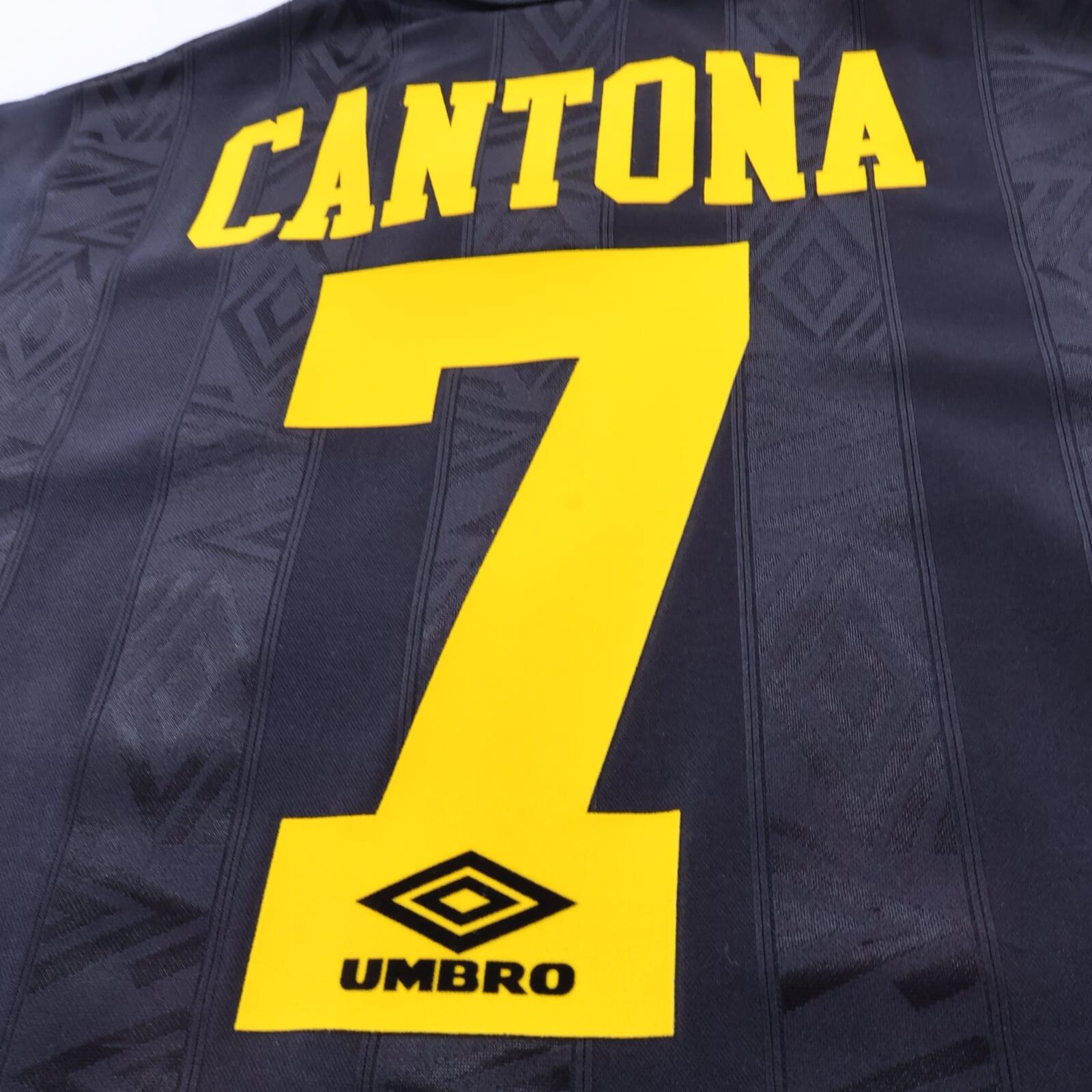 Manchester United Cantona #7 1993/95 Away Shirt - XL