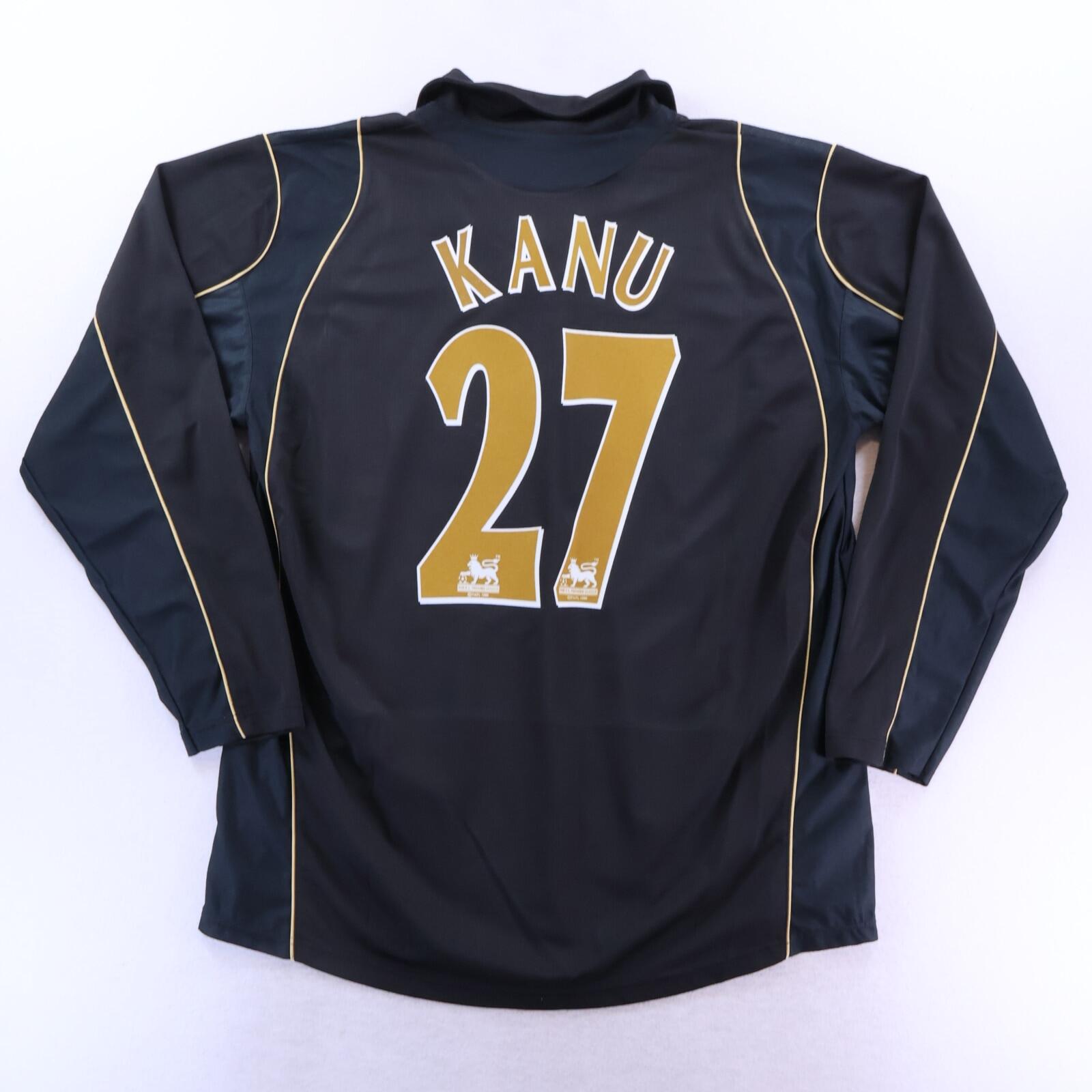 Portsmouth F.C Kanu #27 2006/07 Third Shirt - Long Sleeve - XL