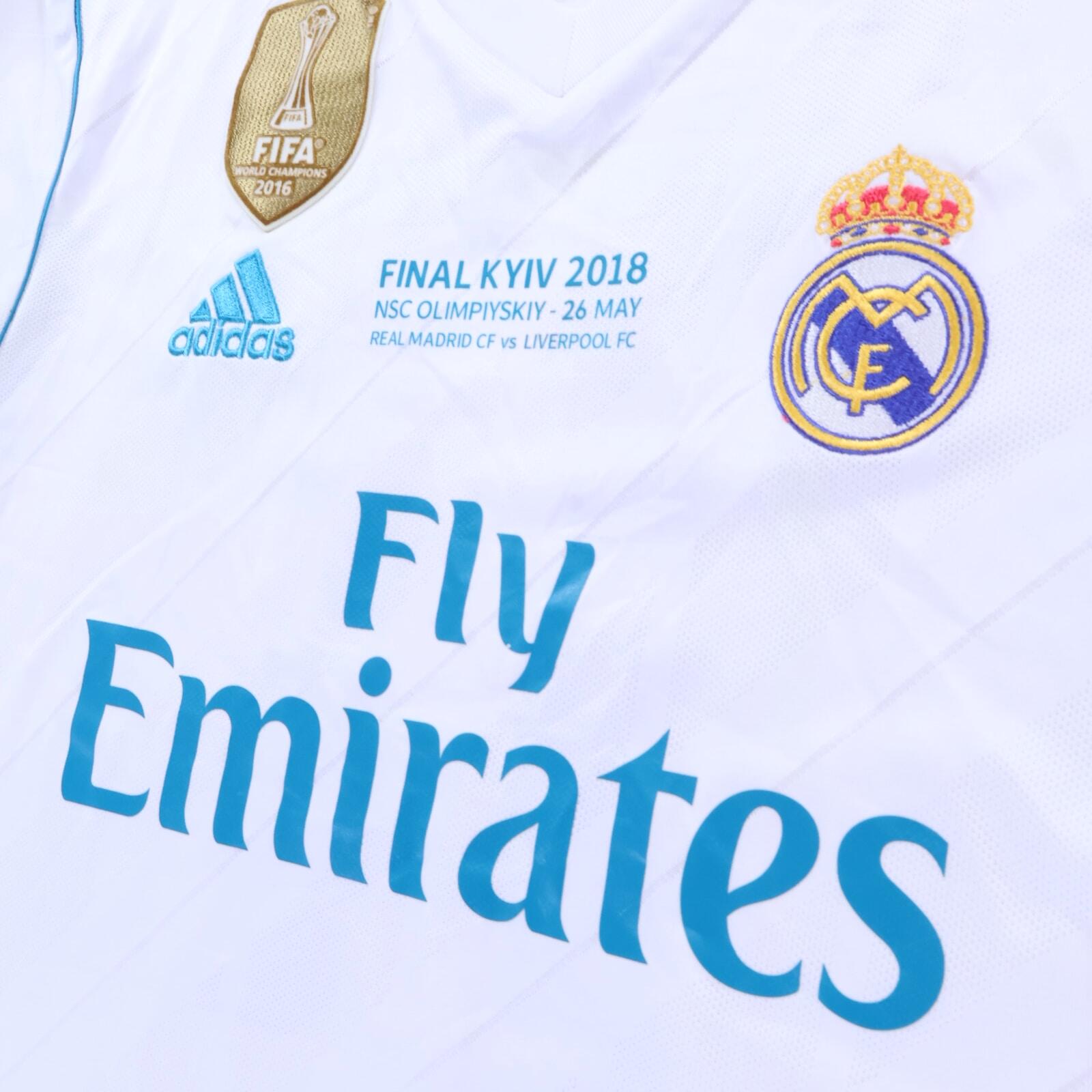 Real Madrid Bale #11 2017/18 Home Shirt - M