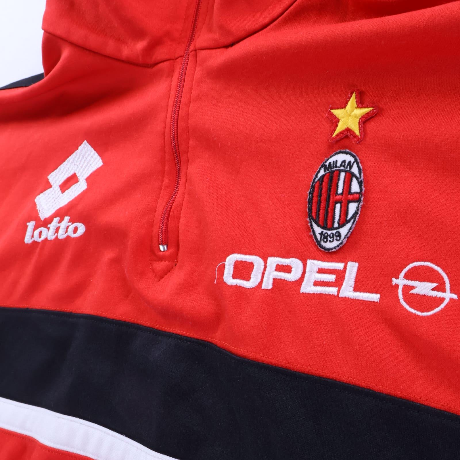 Ac Milan 1994/95 1/4 Zip Drill Top - M/L