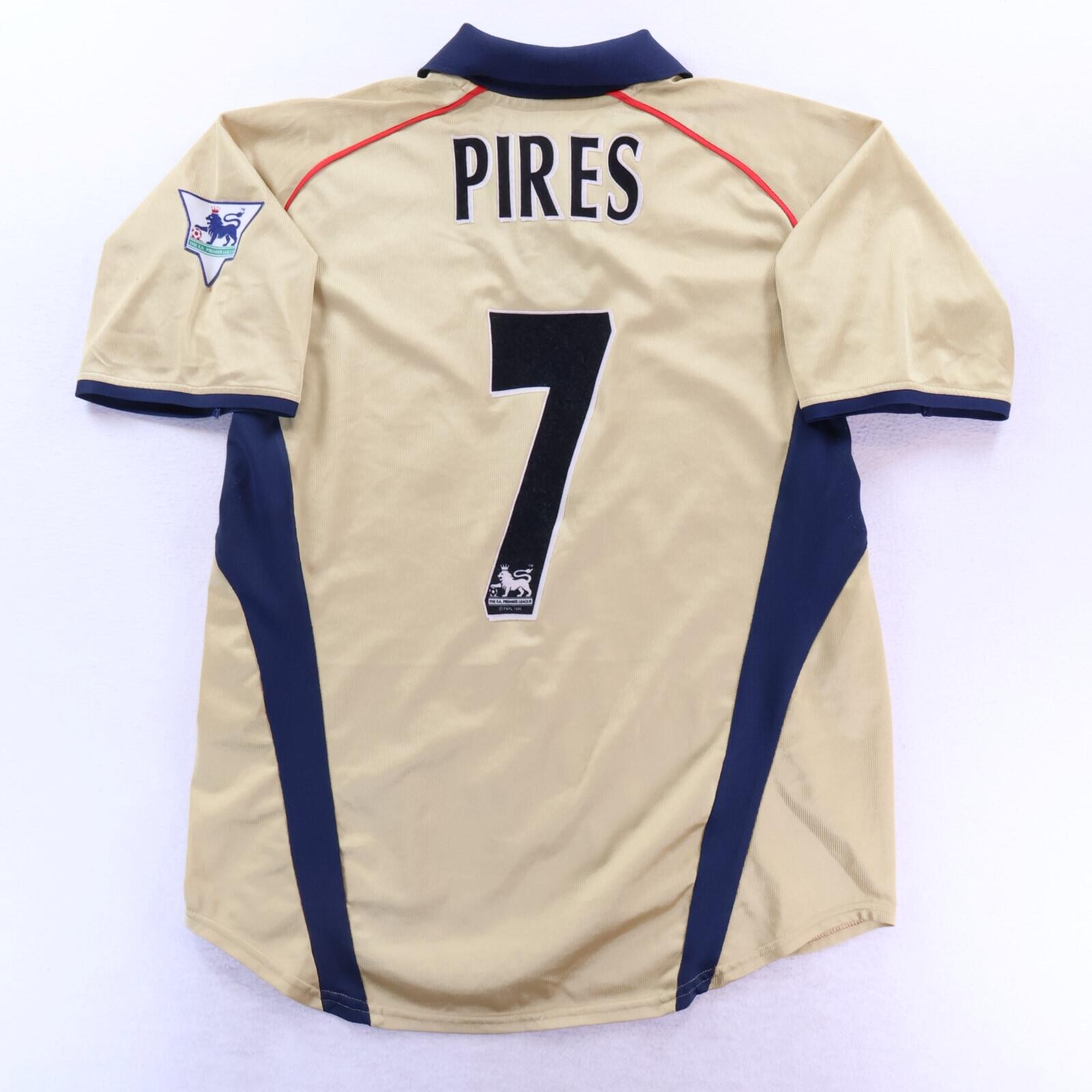 Arsenal Pires #7 2001/02 Away Shirt - L