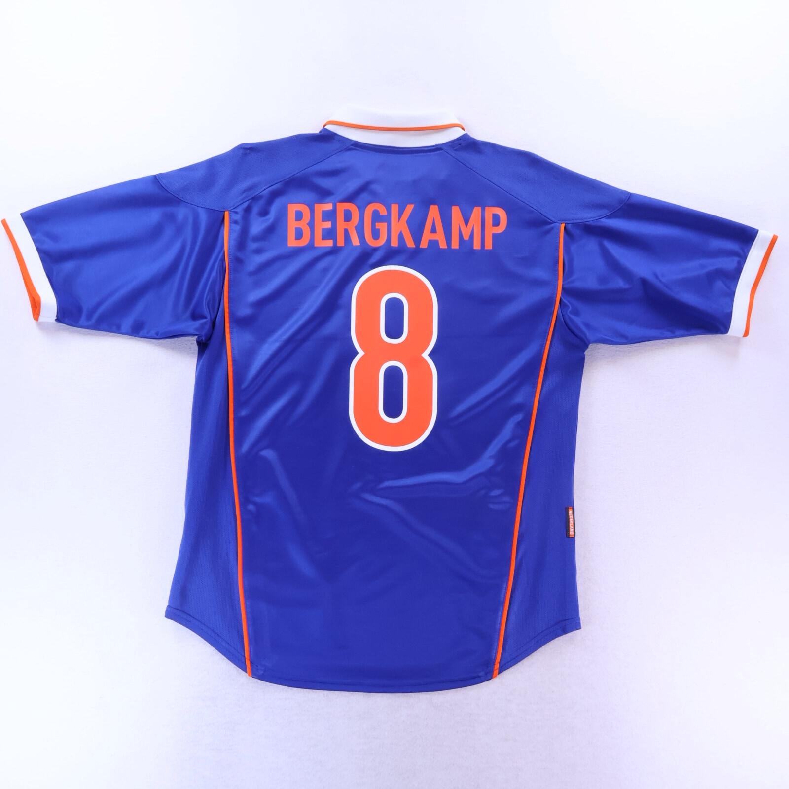 *MINT* Netherlands Bergkamp #8 1998/00 Away Shirt - M