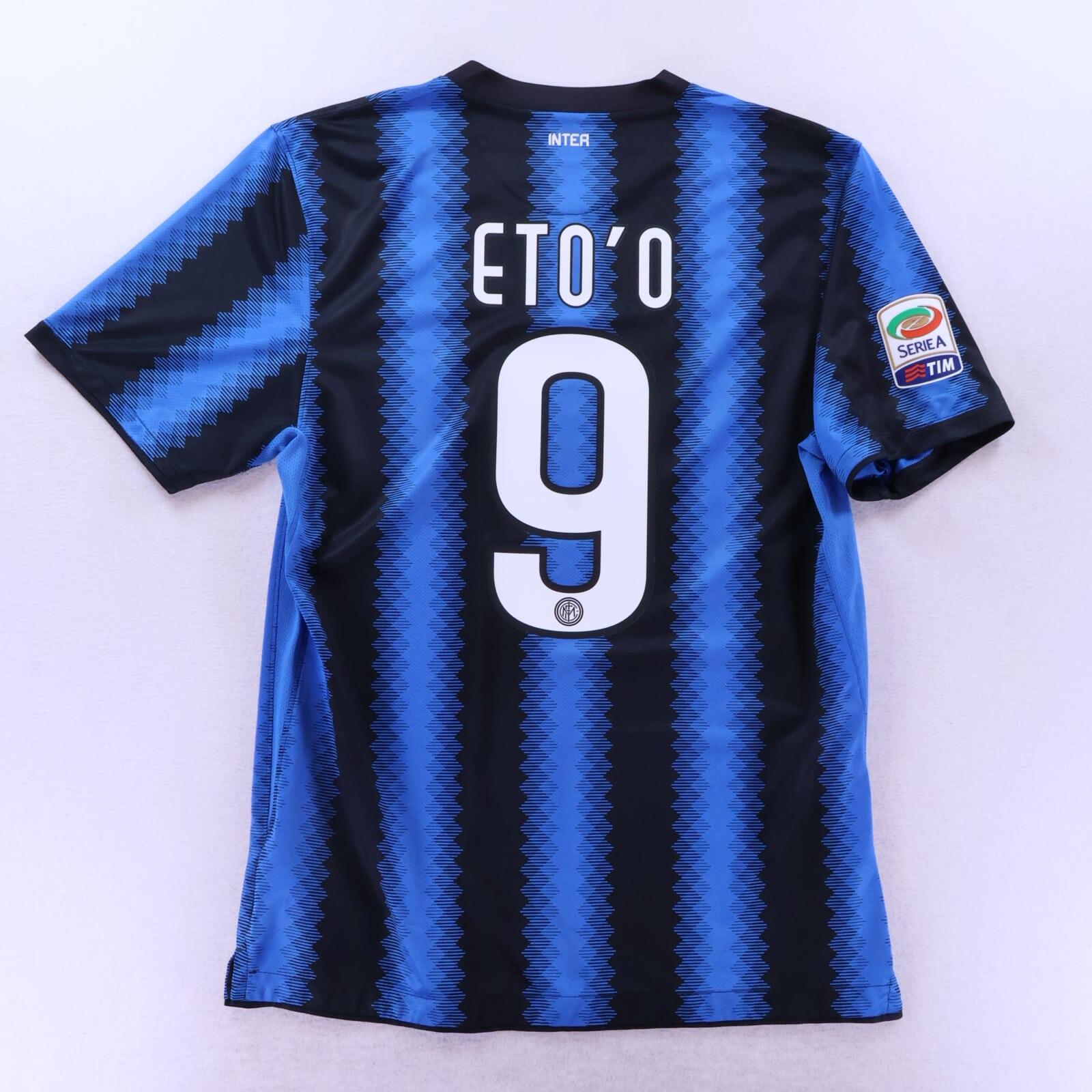 *MINT* Inter Milan Eto'O #9 2010/11 Home Shirt - M