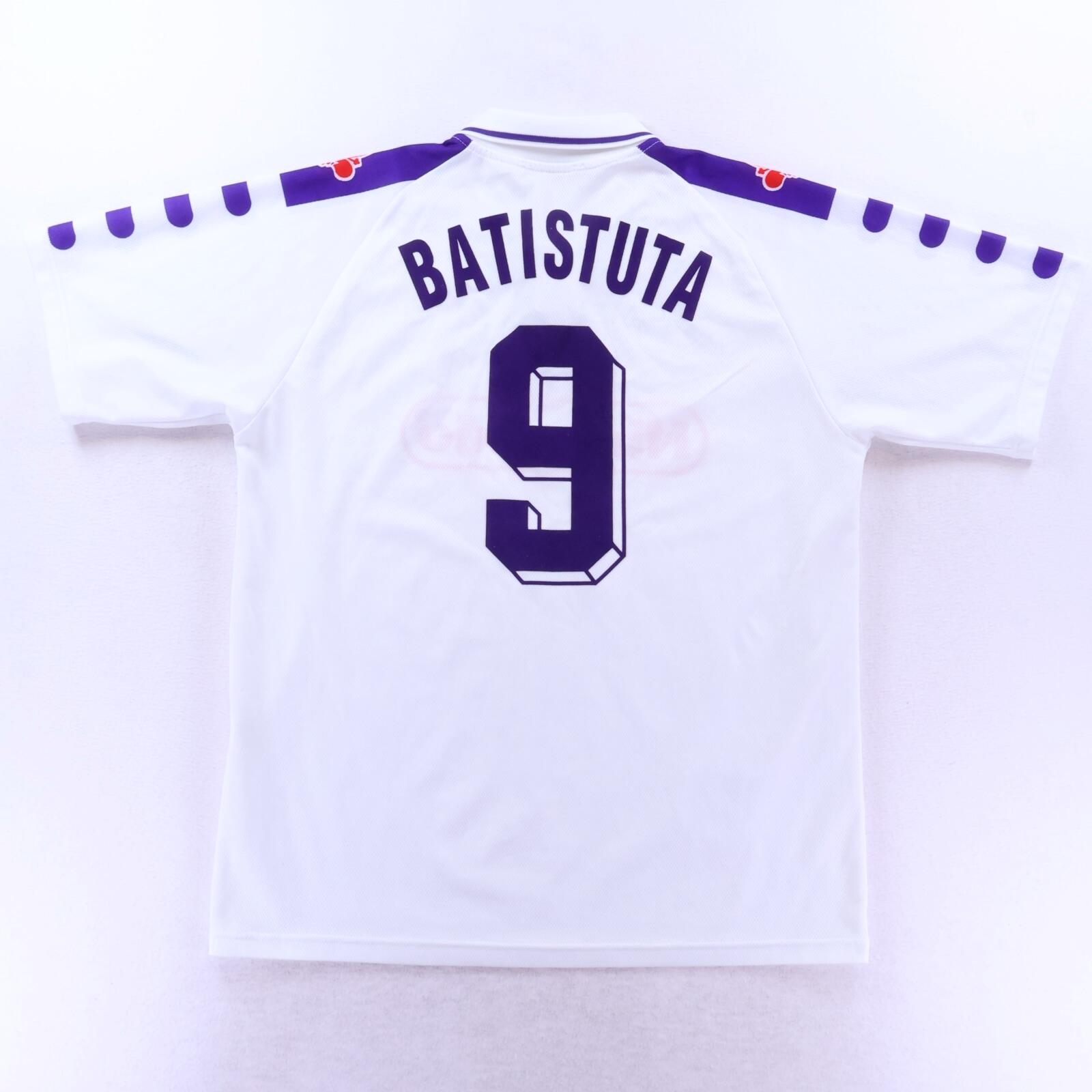 *MINT* Fiorentina Batistuta #9 1998/99 Away Shirt - XL