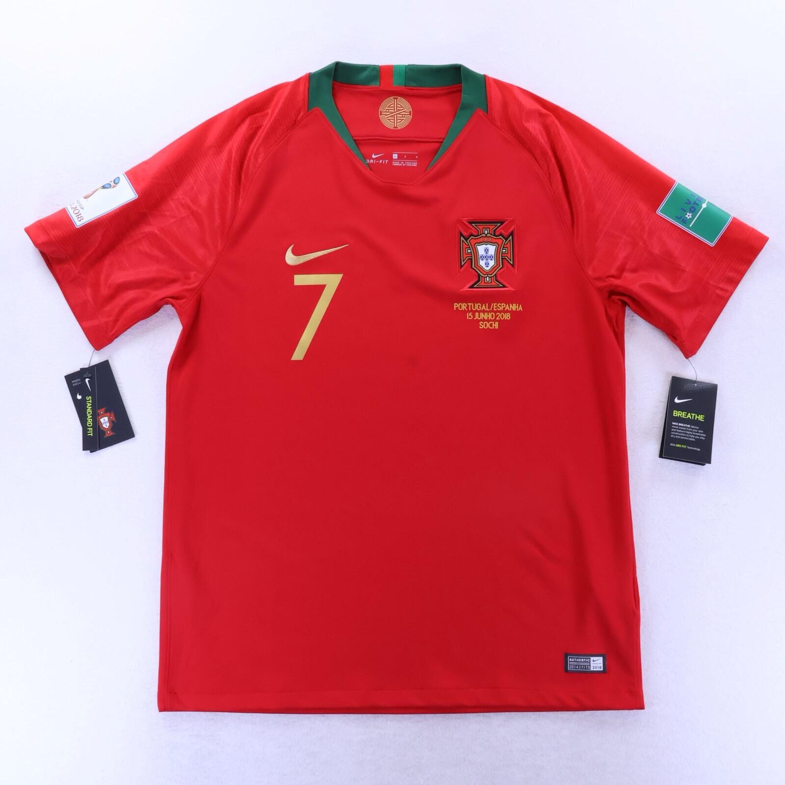 *NWT* Portugal Ronaldo #7 2018/19 Home Shirt - L