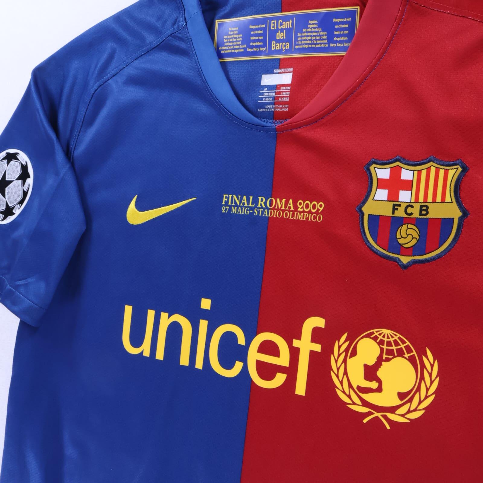 Barcelona Messi #10 2008/09 Home Shirt - M