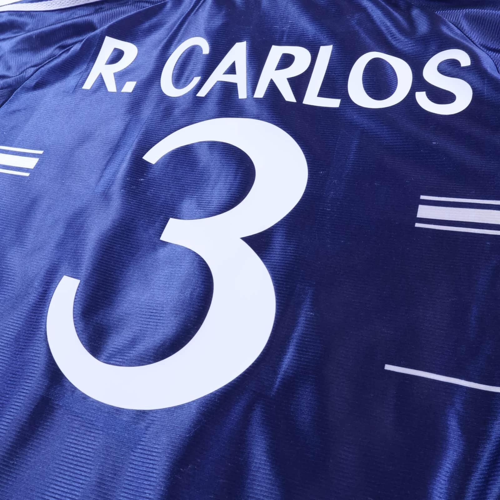 Real Madrid R. Carlos #3 1998/99 Away Shirt - L