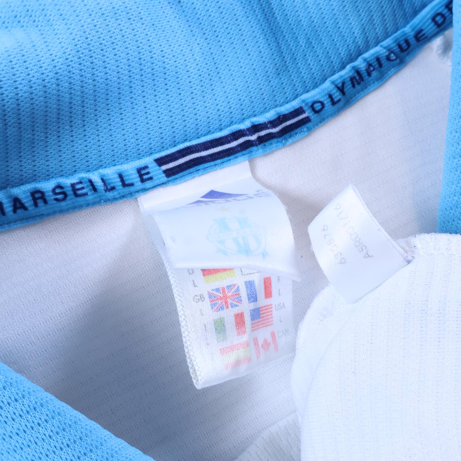 Marseille Ravanelli #11 1999/00 Home Shirt - L