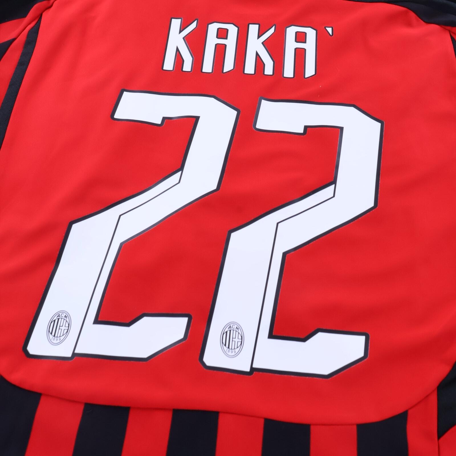 Ac Milan Kaka #22 2007/08 Home Shirt - M