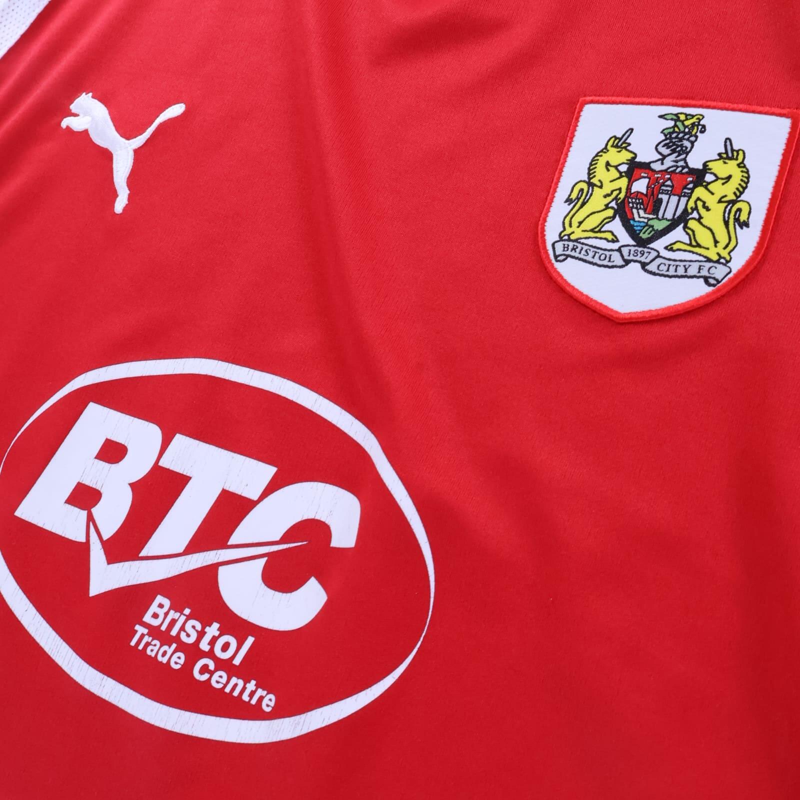 Bristol City F.C 2007/08 Home Shirt - L
