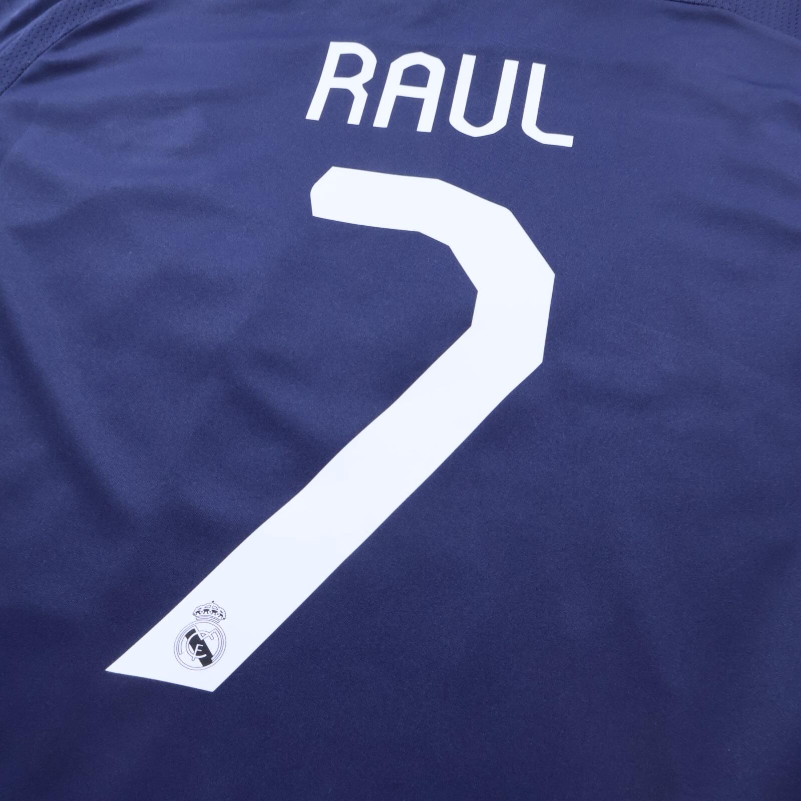 Real Madrid Raul #7 2007/08 Away Shirt - XL
