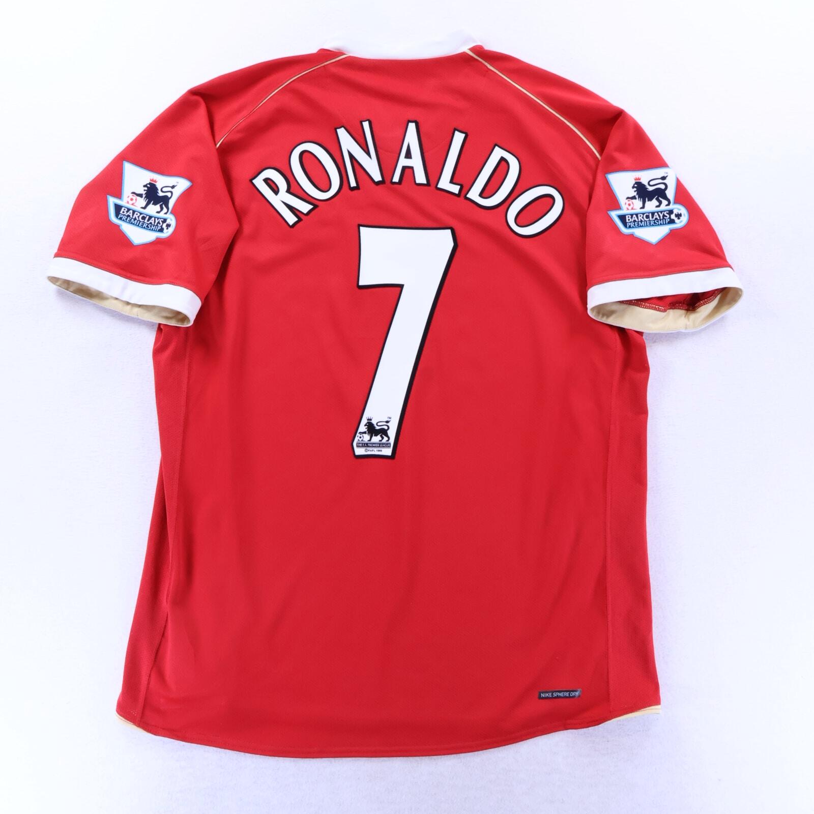 Manchester United Ronaldo #7 2006/07 Home Shirt - L