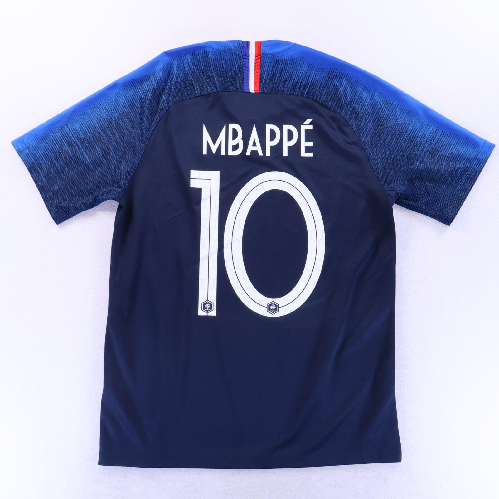 *MINT* France Mbappé #10 2018/19 Home Shirt - M