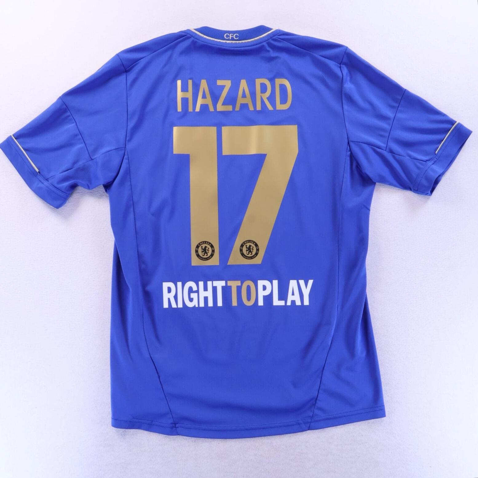 Chelsea Hazard #17 2012/13 Home Shirt - M