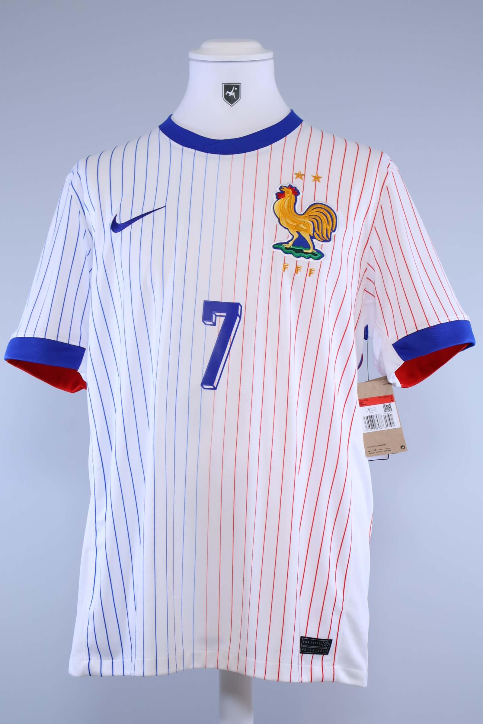 France 2024/25 Griezmann #7 Away Shirt - LAuthentic Original Football Shirt