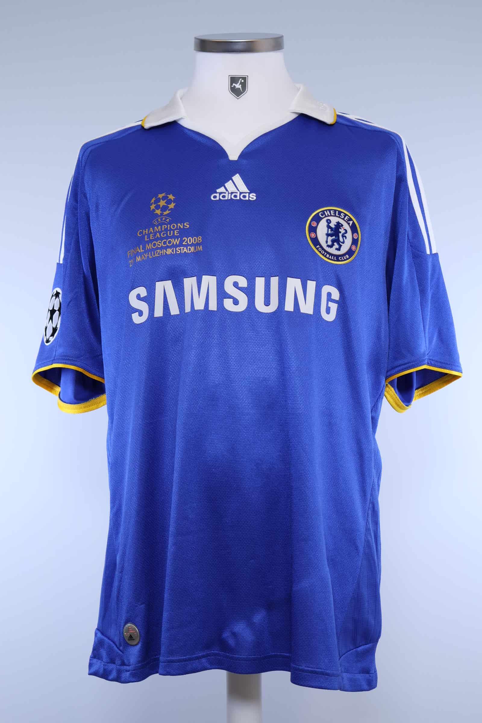 Chelsea 2007/08 Drogba #11 Home Shirt - Final Moscow - LAuthentic Original Football Shirt