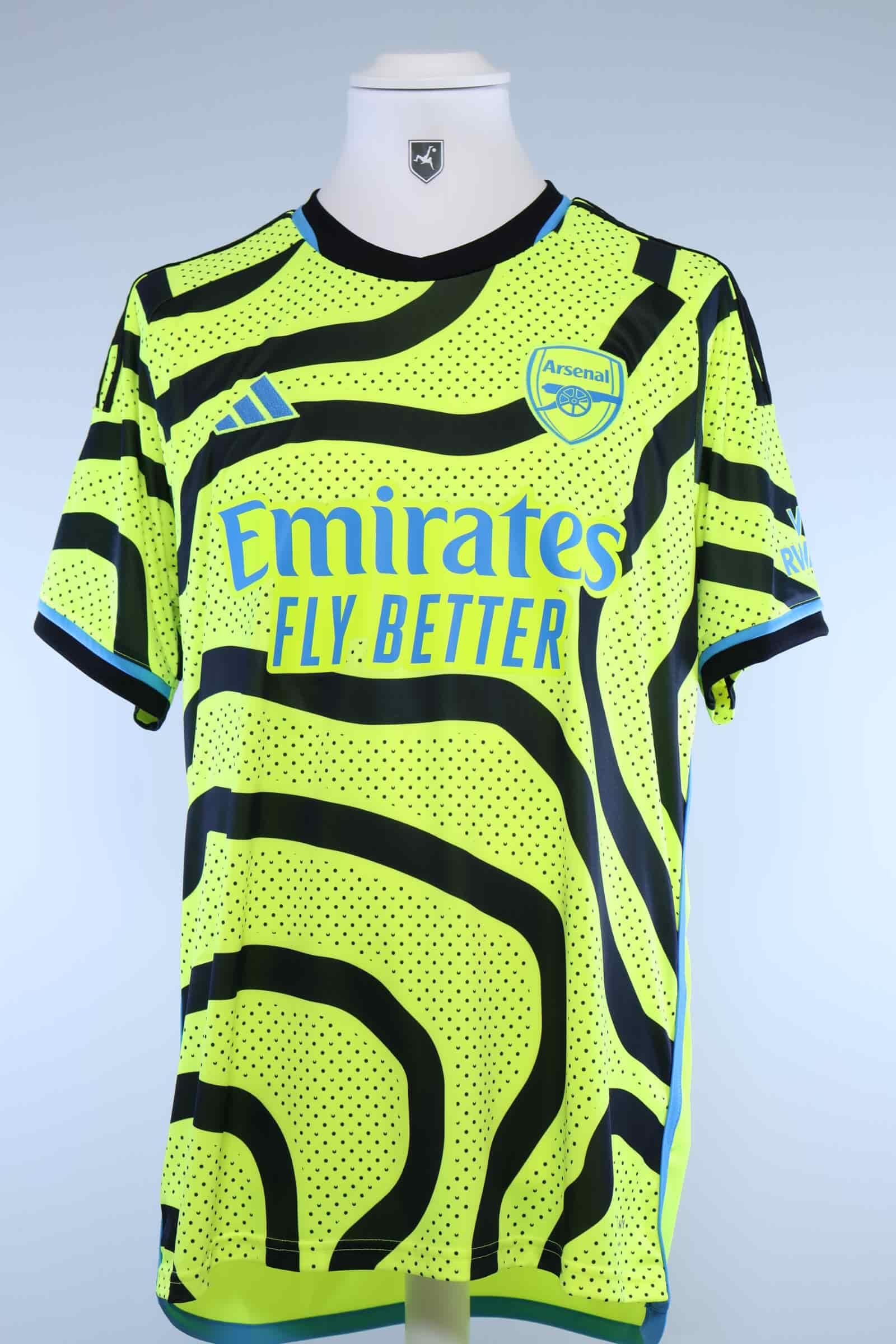 Arsenal 2023/24 Odegaard #8 Away Shirt - L Authenic Original Football Shirt
