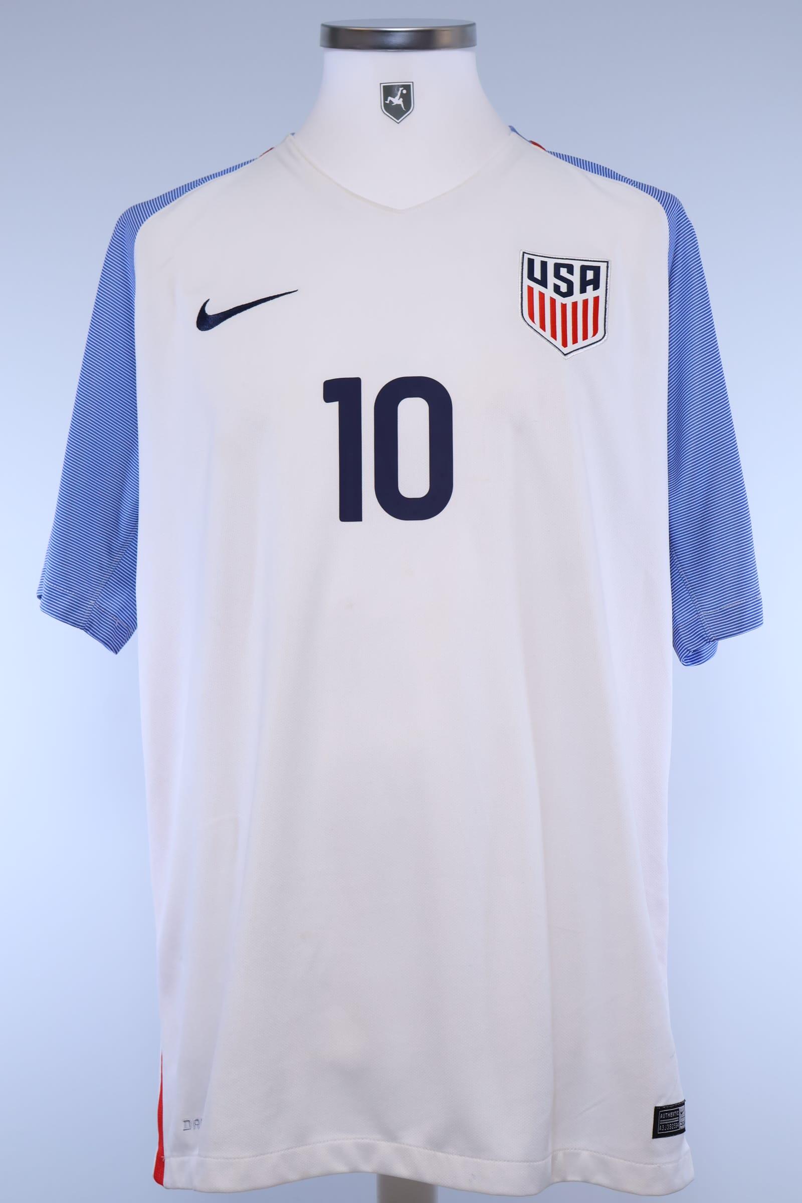 United States Of America 2016/17 Pulisic #10 Home Shirt - XL Authenic Original Football Shirt