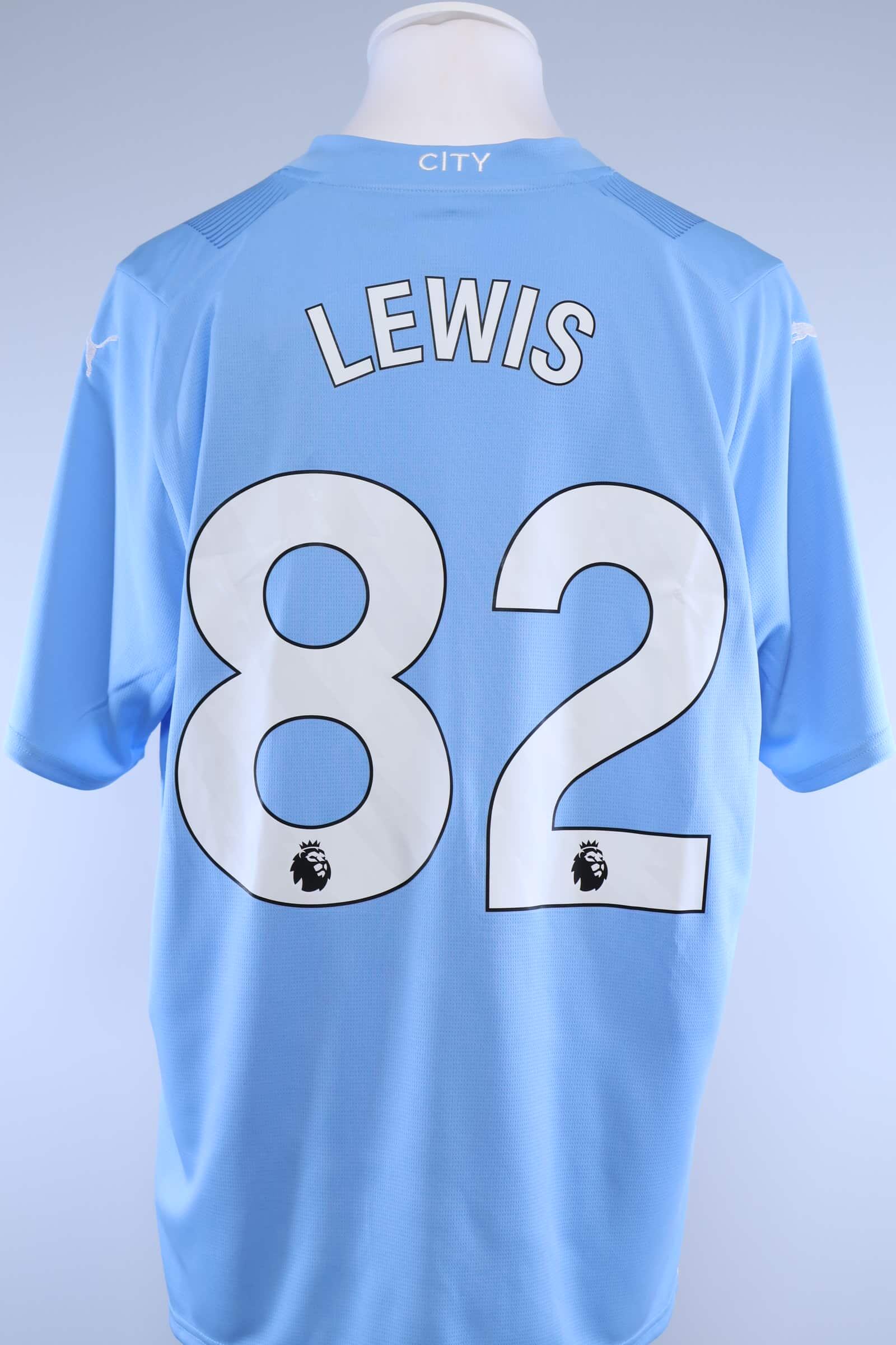 Manchester City 2023/24 Lewis #82 Home Shirt - XLAuthentic Original Football Shirt
