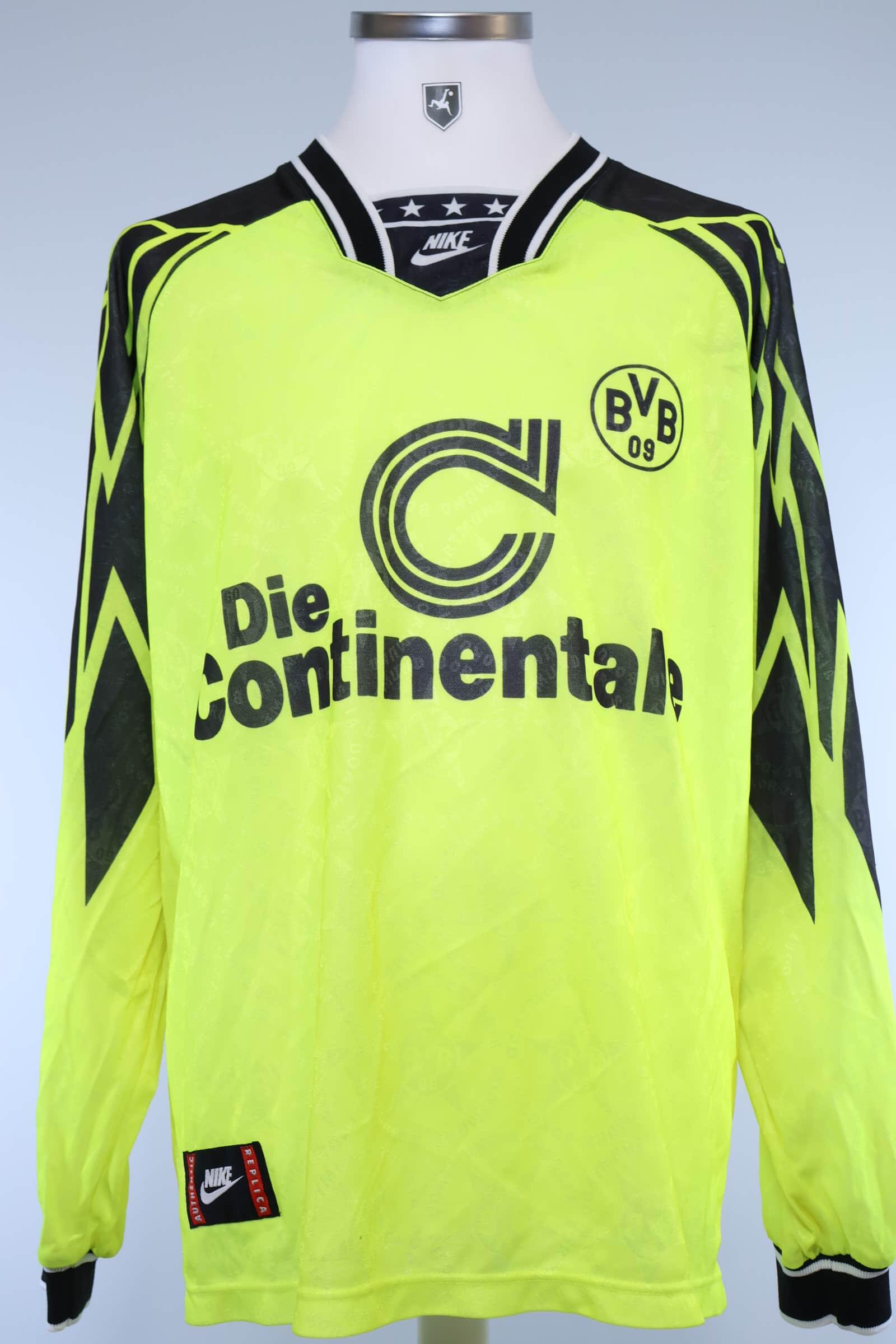 Borussia Dortmund 1994/95 Home Shirt - XLAuthentic Original Football Shirt