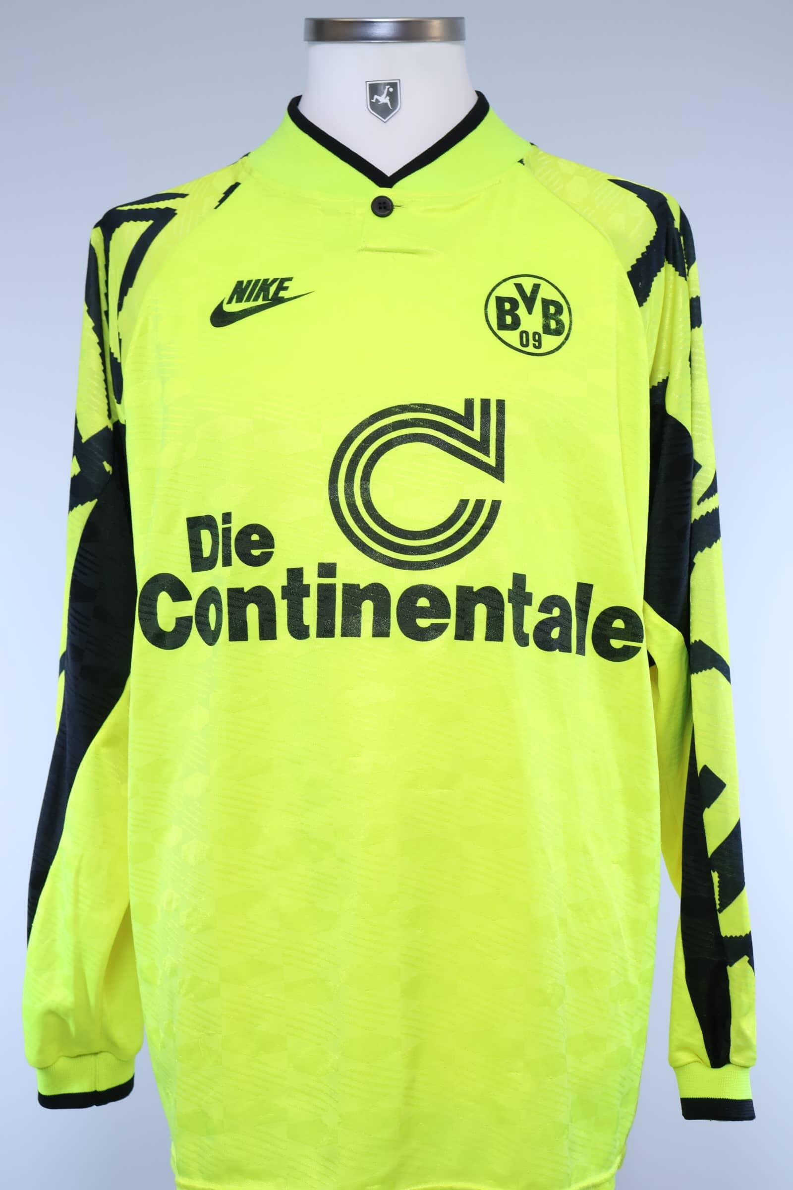 Borussia Dortmund 1991/92 #11 Home Shirt - LAuthentic Original Football Shirt