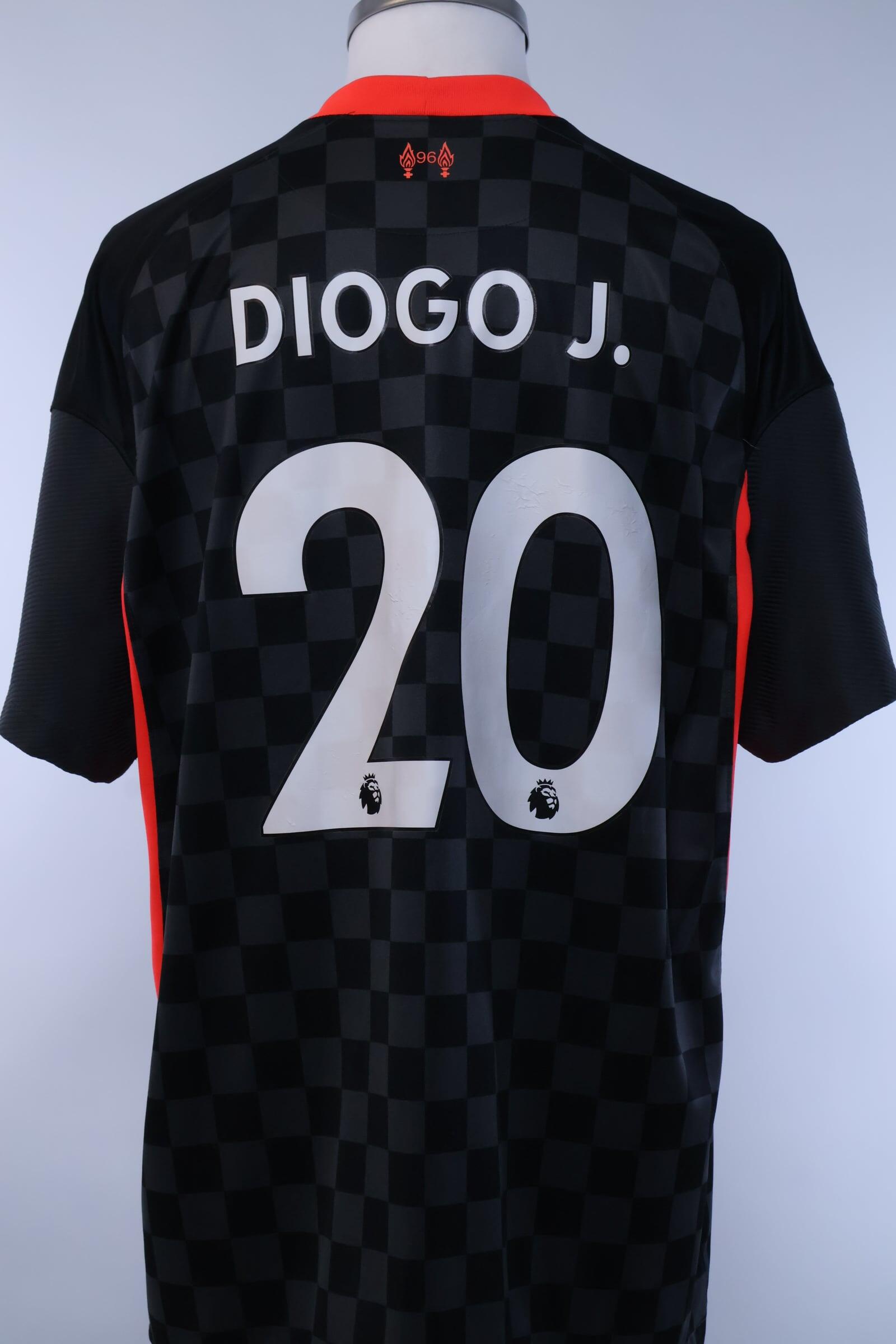 Liverpool F.C 2020/21 Diogo J. #20 Third Shirt - XXLAuthentic Original Football Shirt