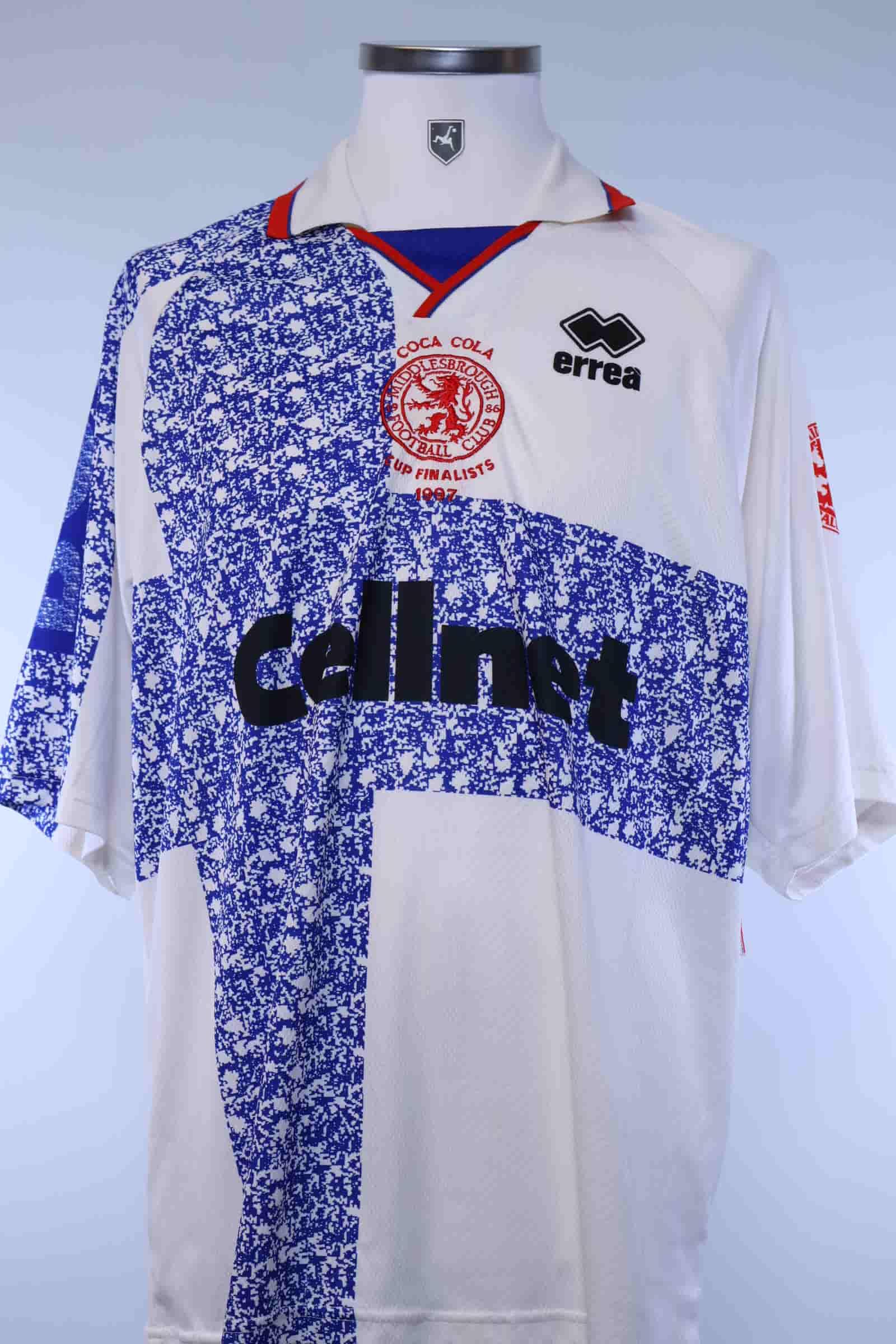 Middlesbrough 1996/97 Away Shirt - Coca Cola Cup Finalists - XL Authentic Original Football Shirt