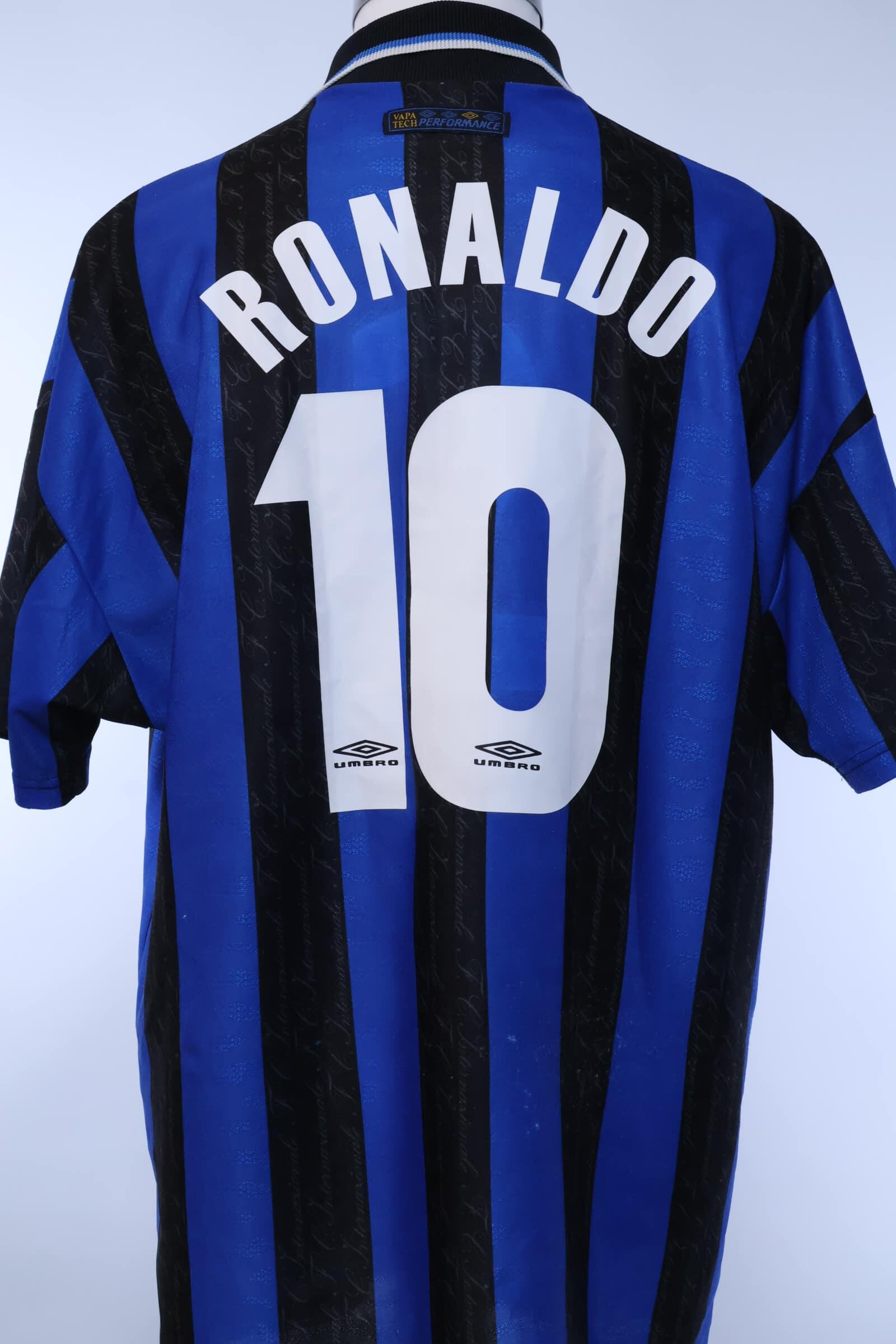 Inter Milan 1997/98 Ronaldo #10 Home Shirt - XLAuthentic Original Football Shirt