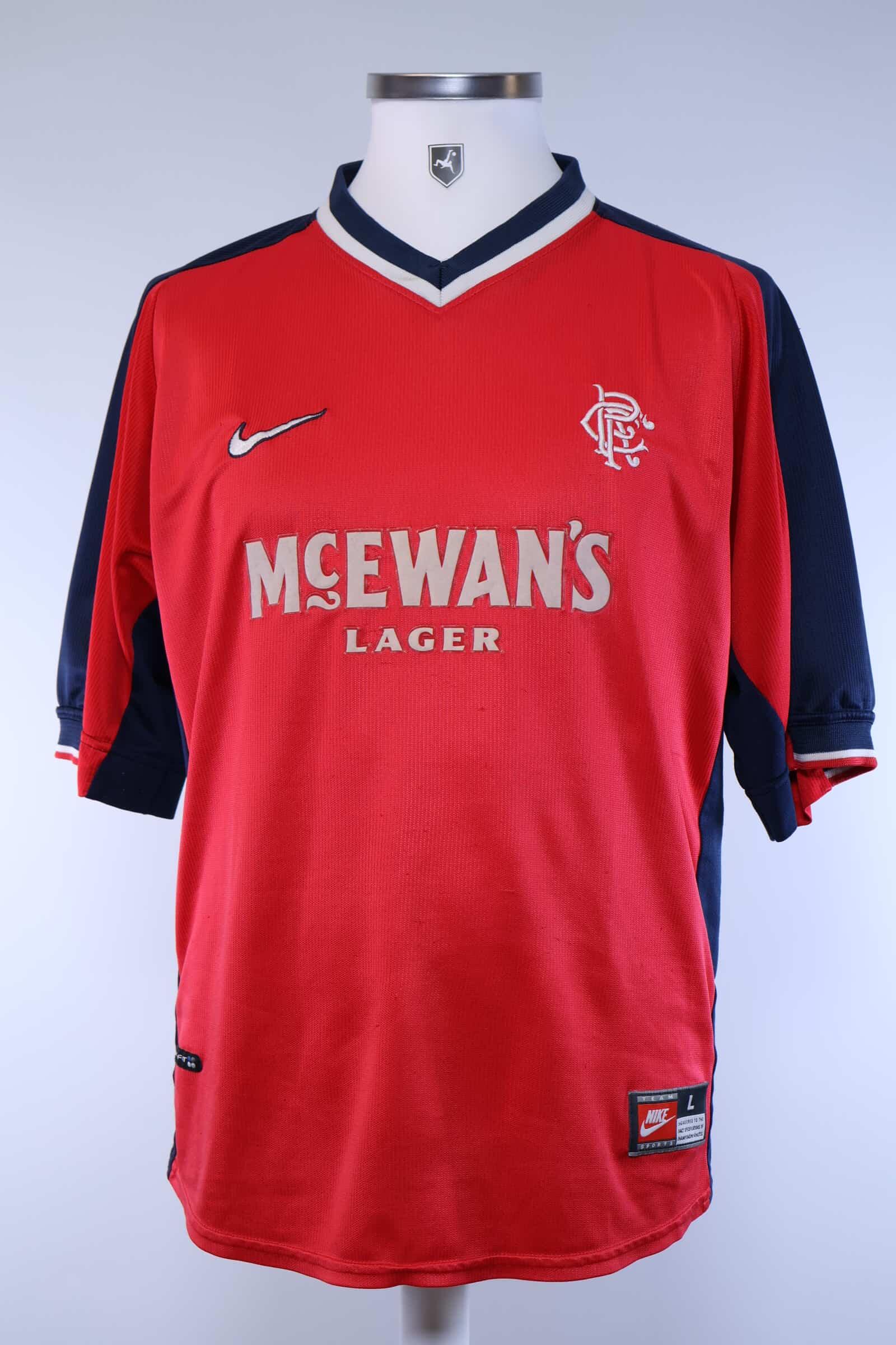 Rangers FC 1998/99 Away Shirt - LAuthentic Original Football Shirt